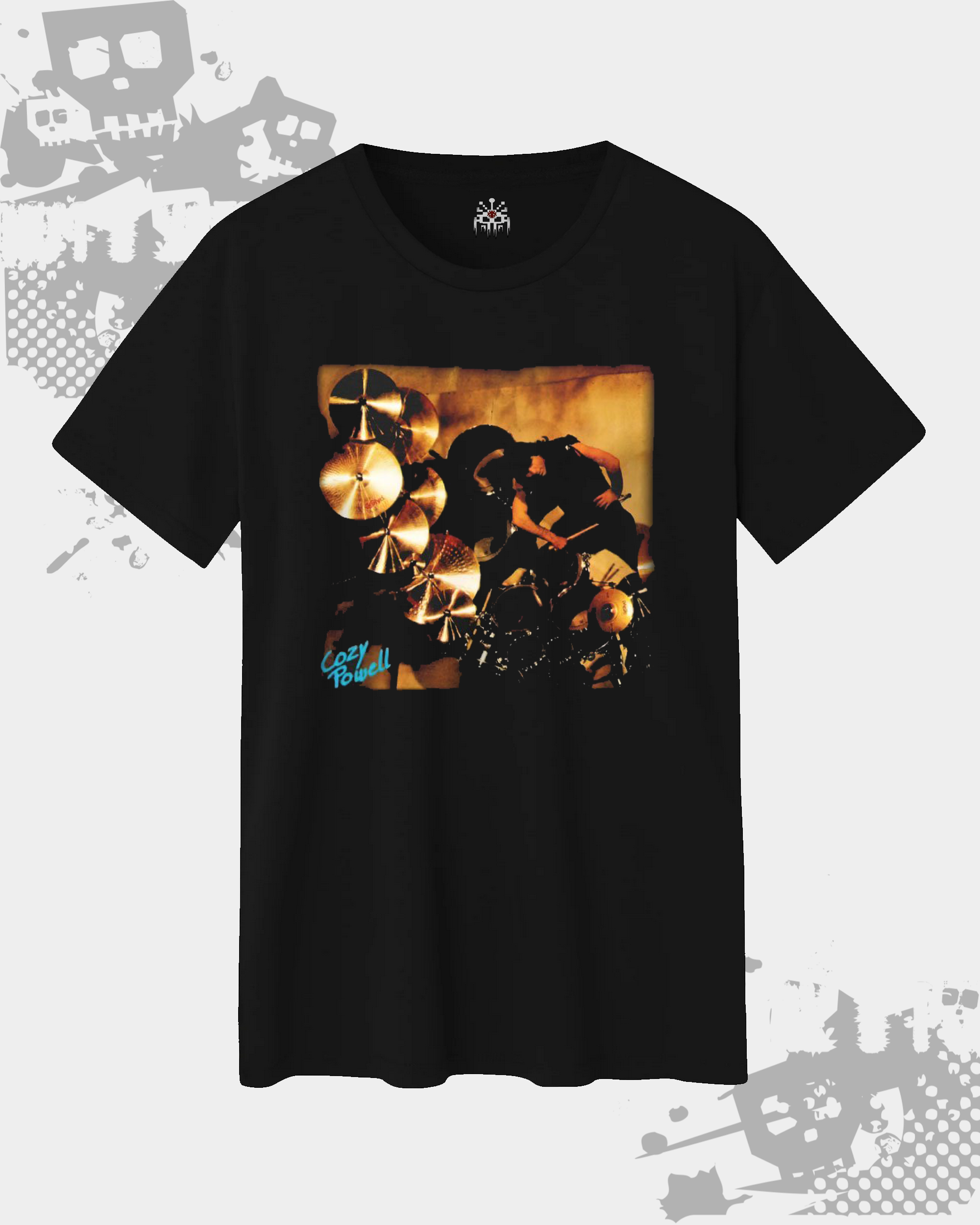 Cozy Powell Black Unisex T-Shirt