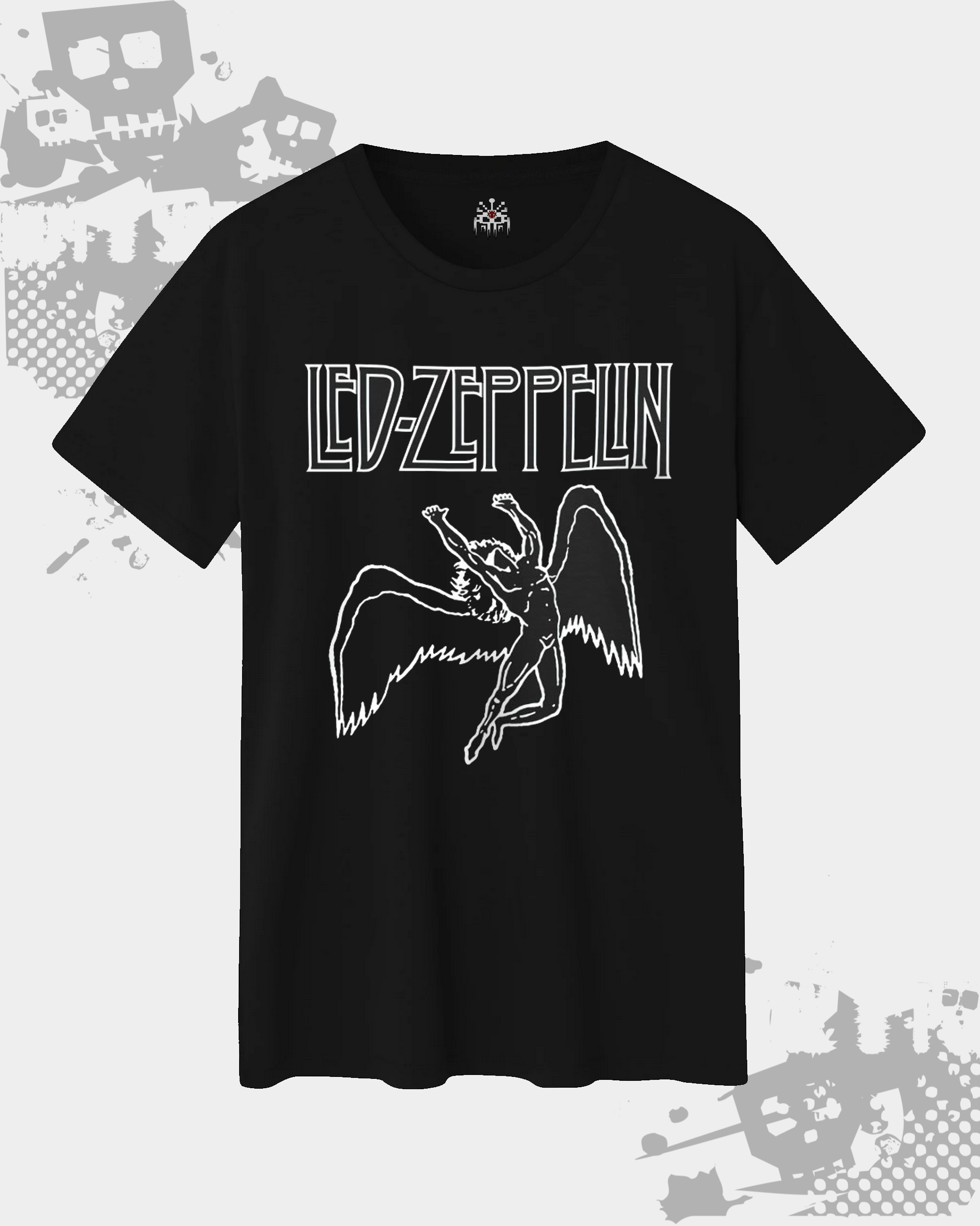 Led Zeppelin Black Unisex T-shirt