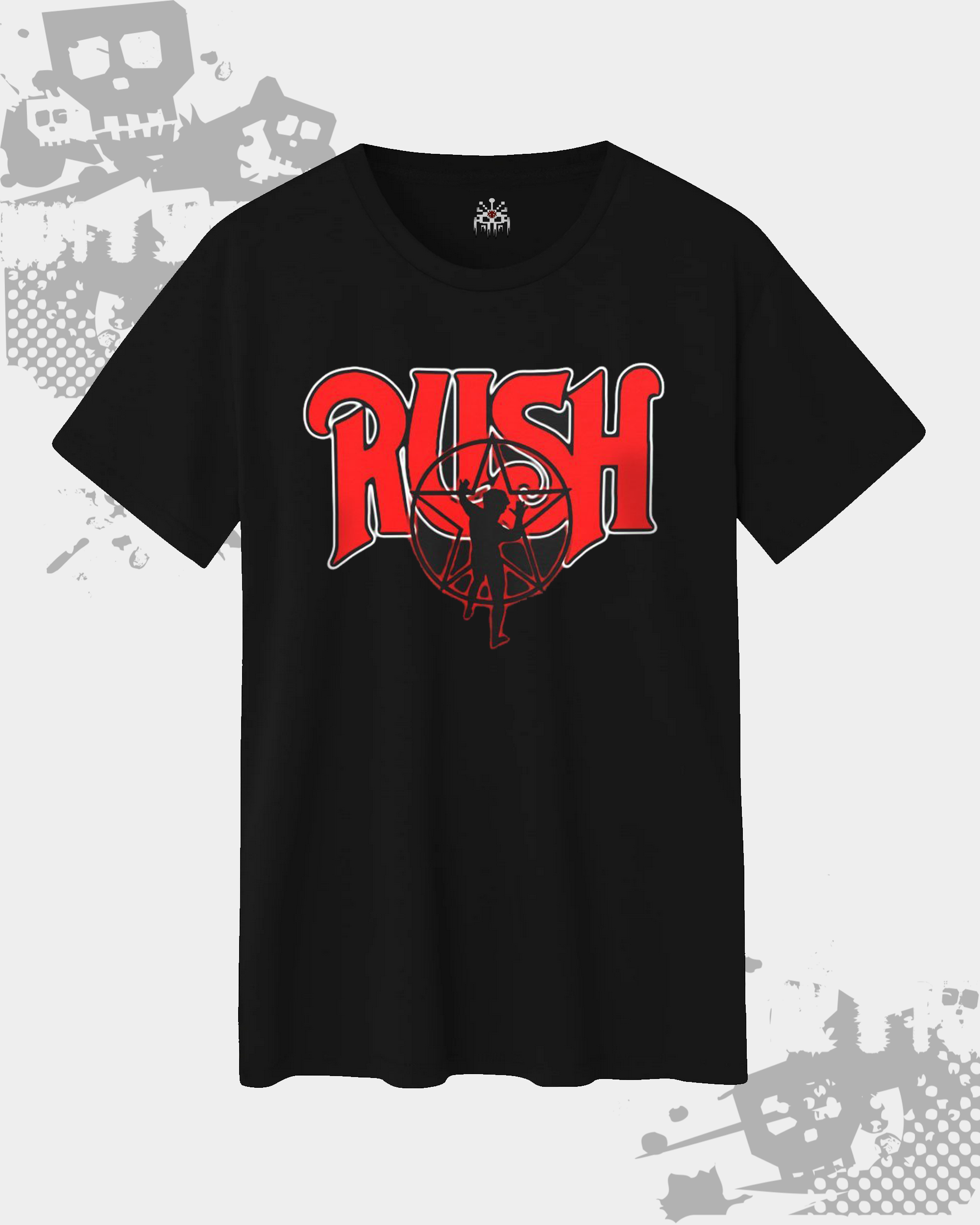Rush Black Unisex T-shirt