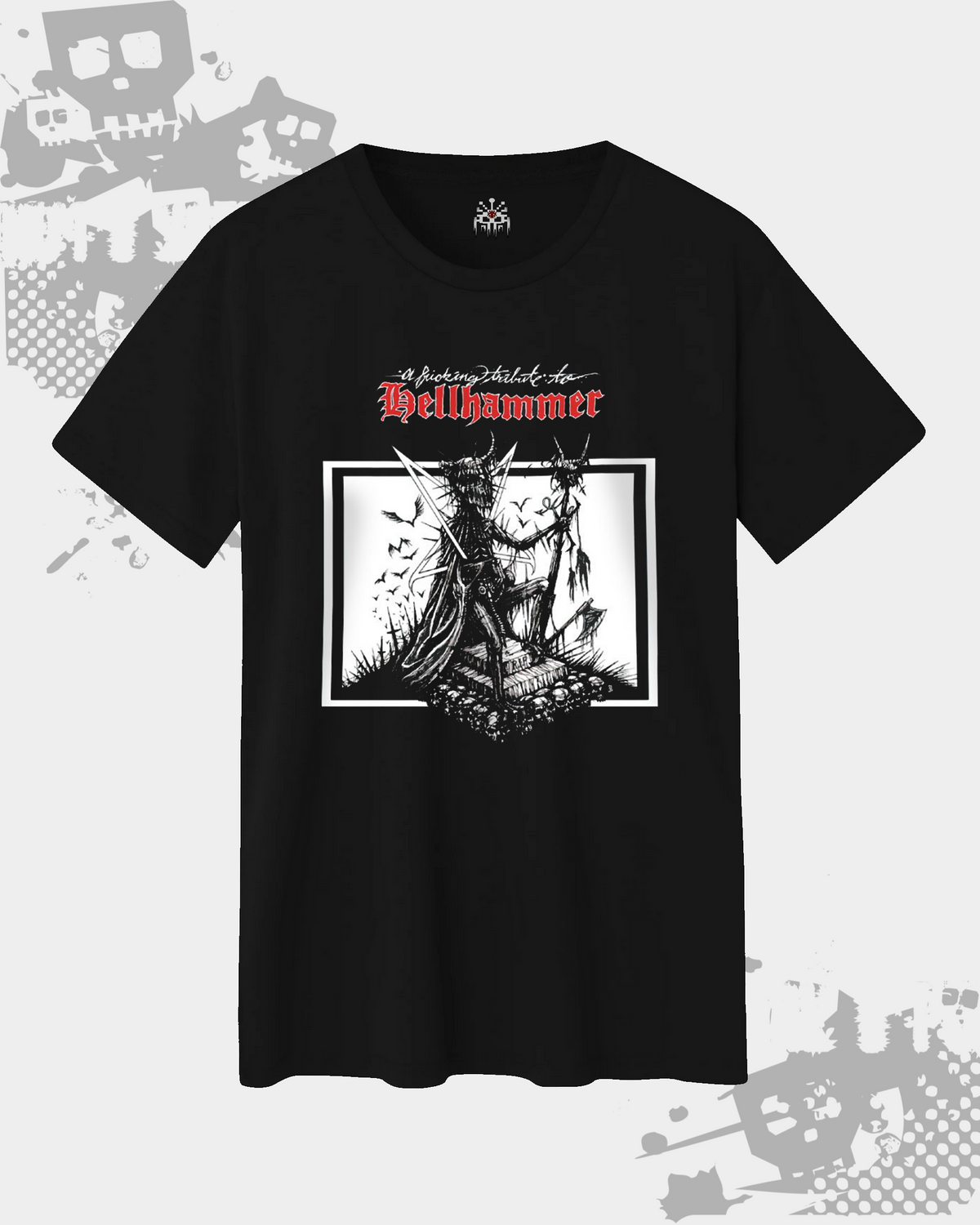 Hellhammer Black Unisex T-Shirt