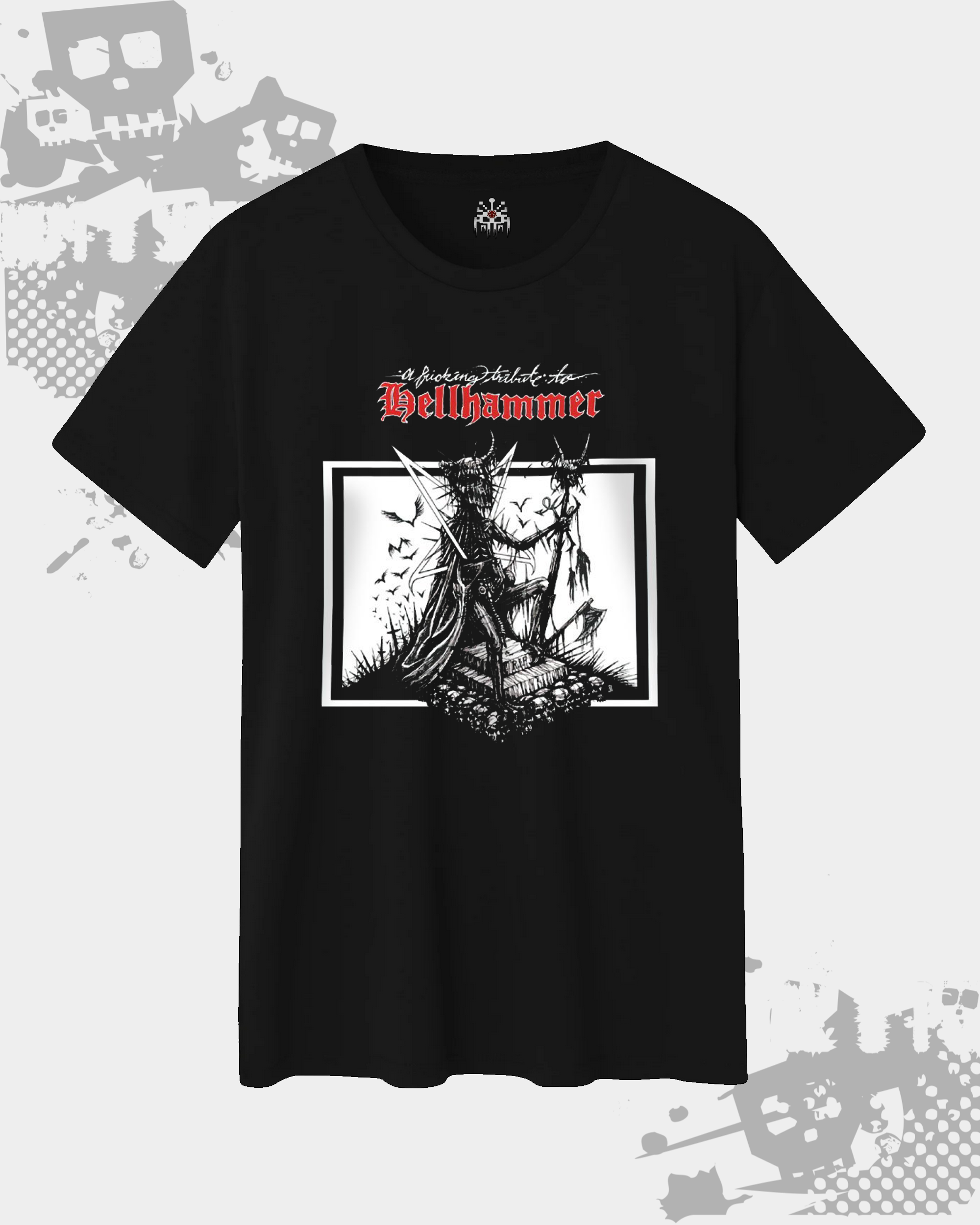 Hellhammer Black Unisex T-Shirt