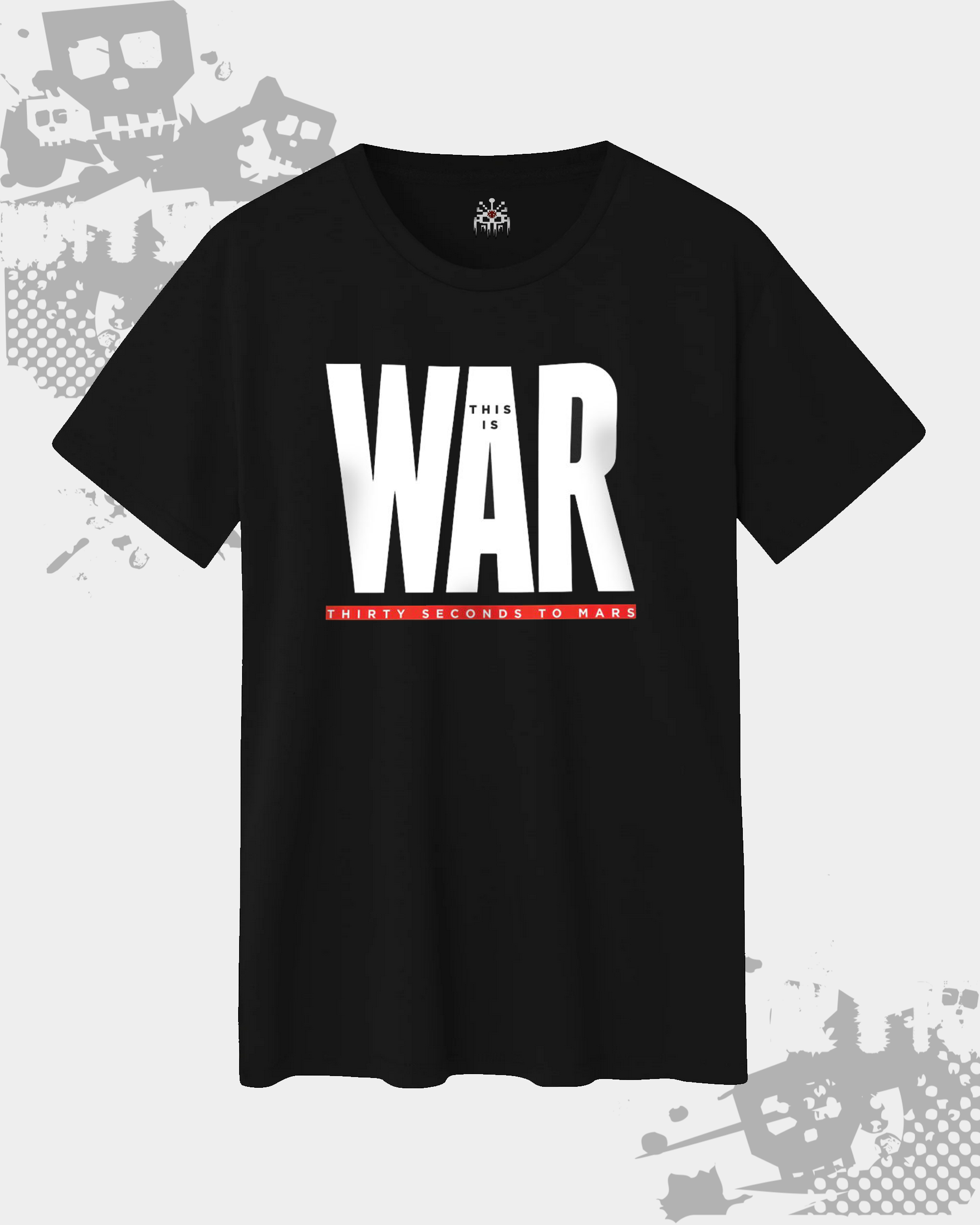 30 Seconds To Mars Black Unisex T-Shirt
