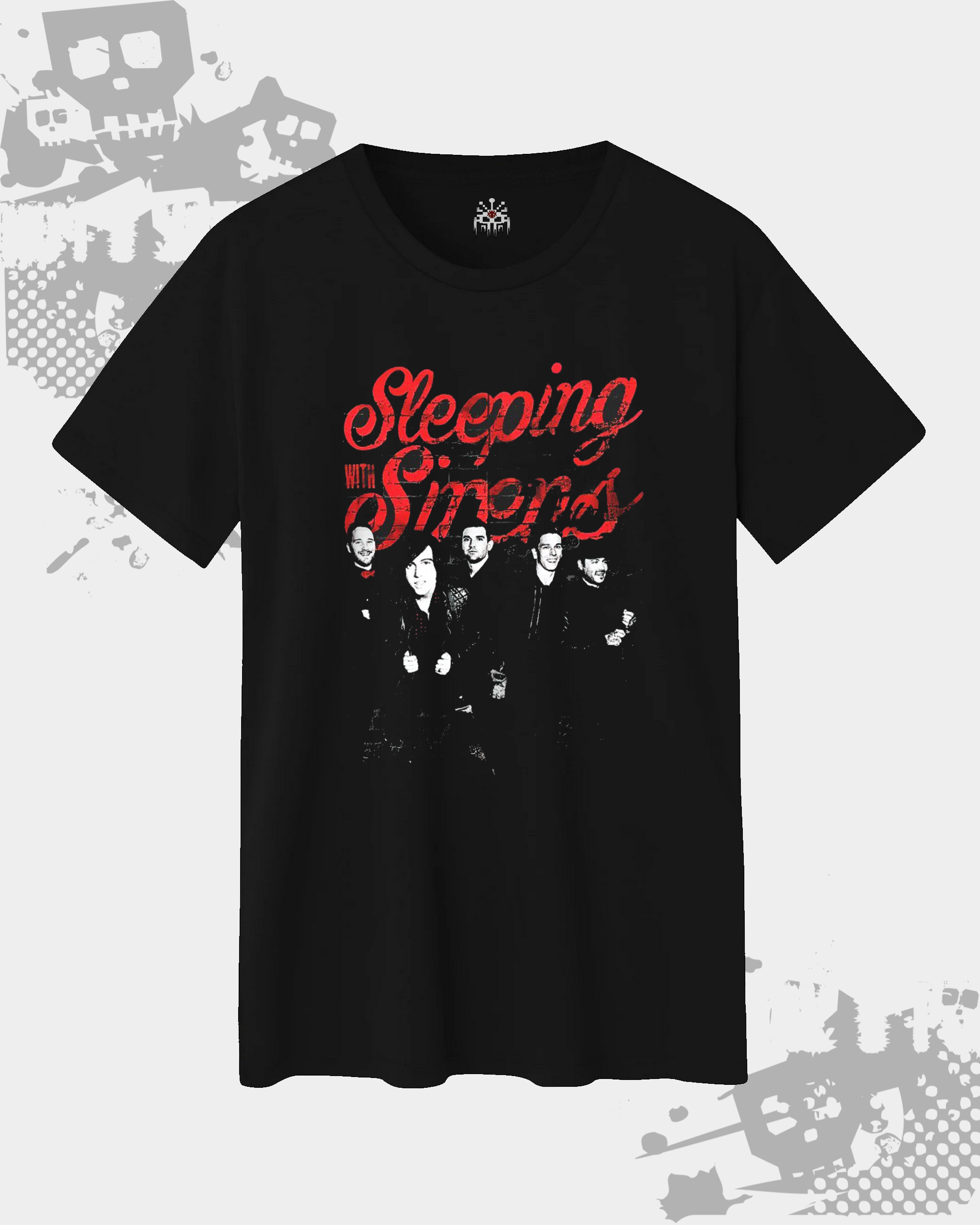 Sleeping with Sirens Black Unisex T-shirt