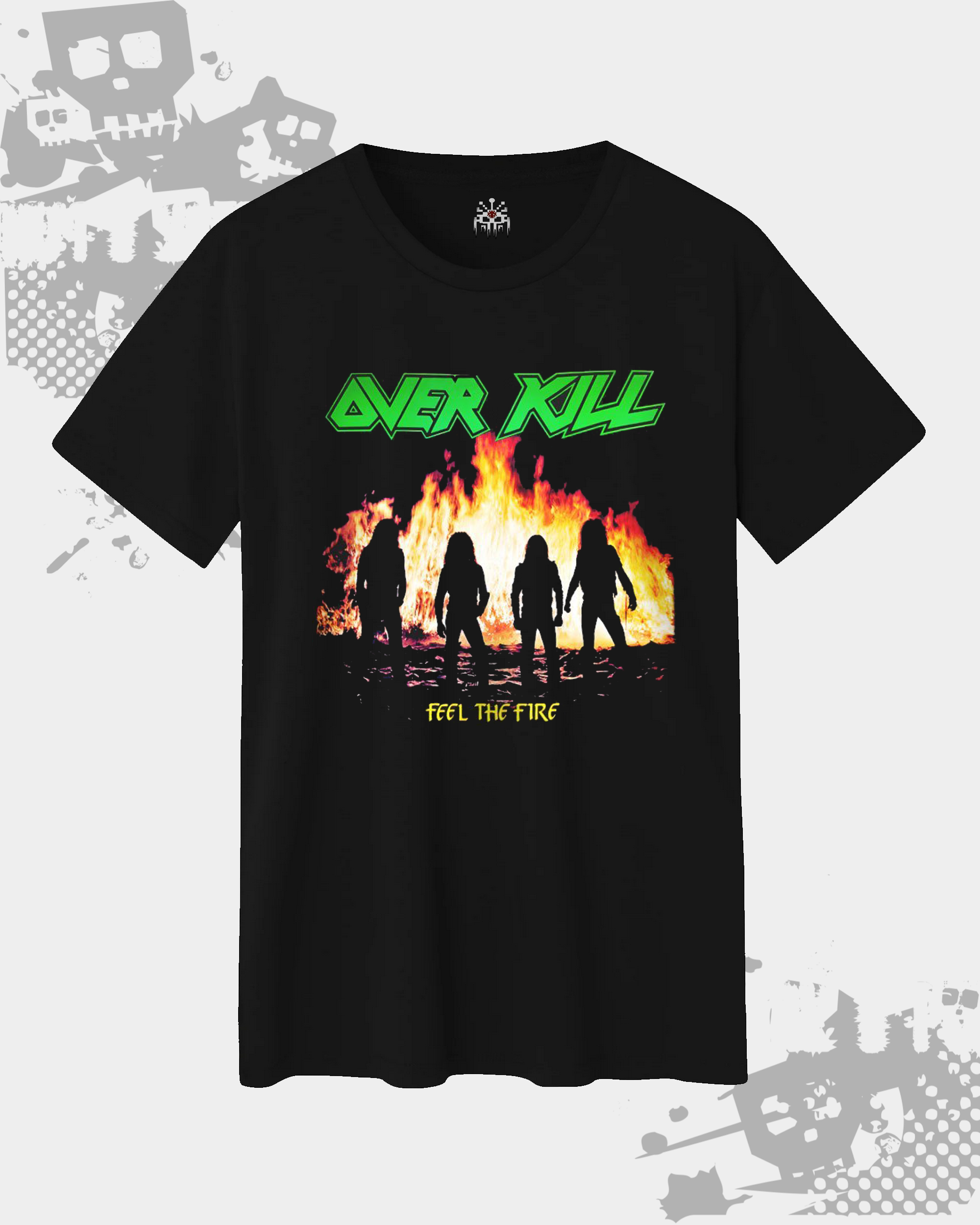 Overkill Black Unisex T-shirt