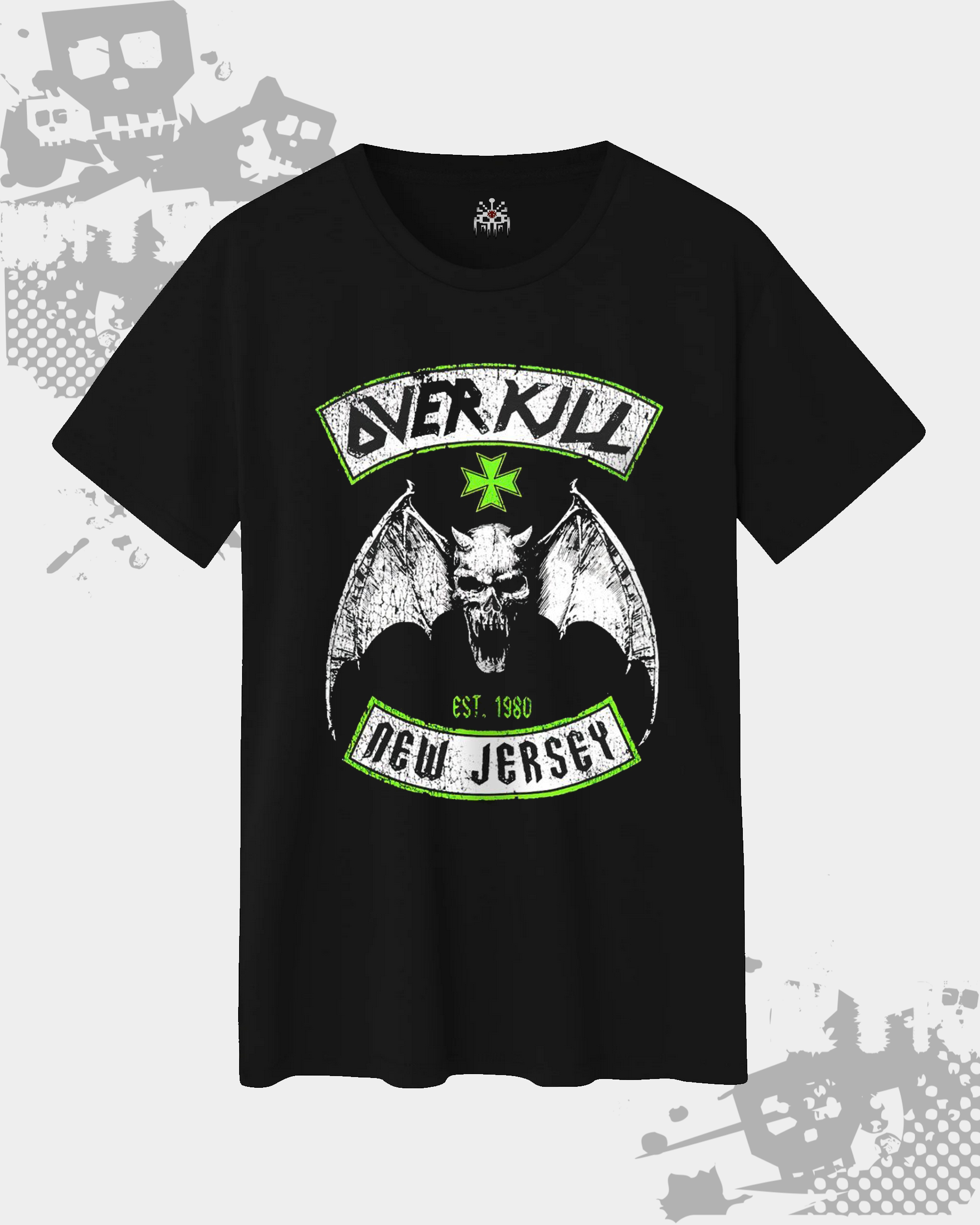 Overkill Black Unisex T-shirt