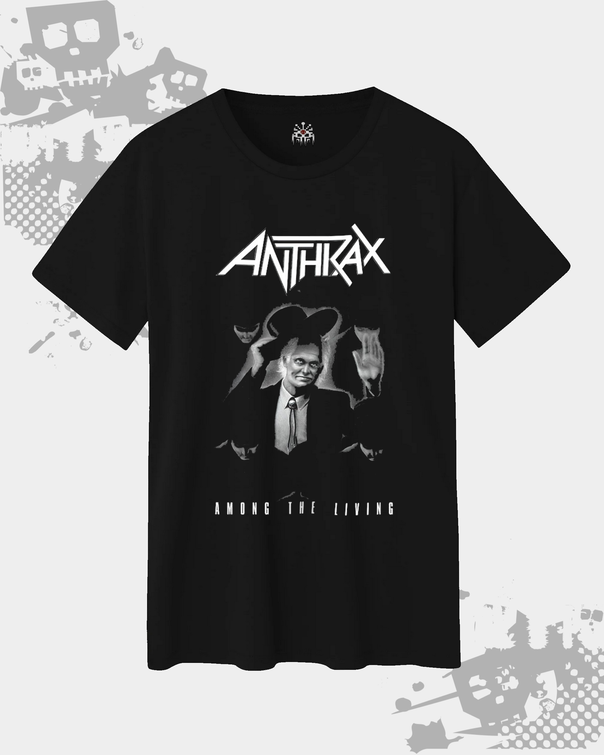 Anthrax Black Unisex T-Shirt