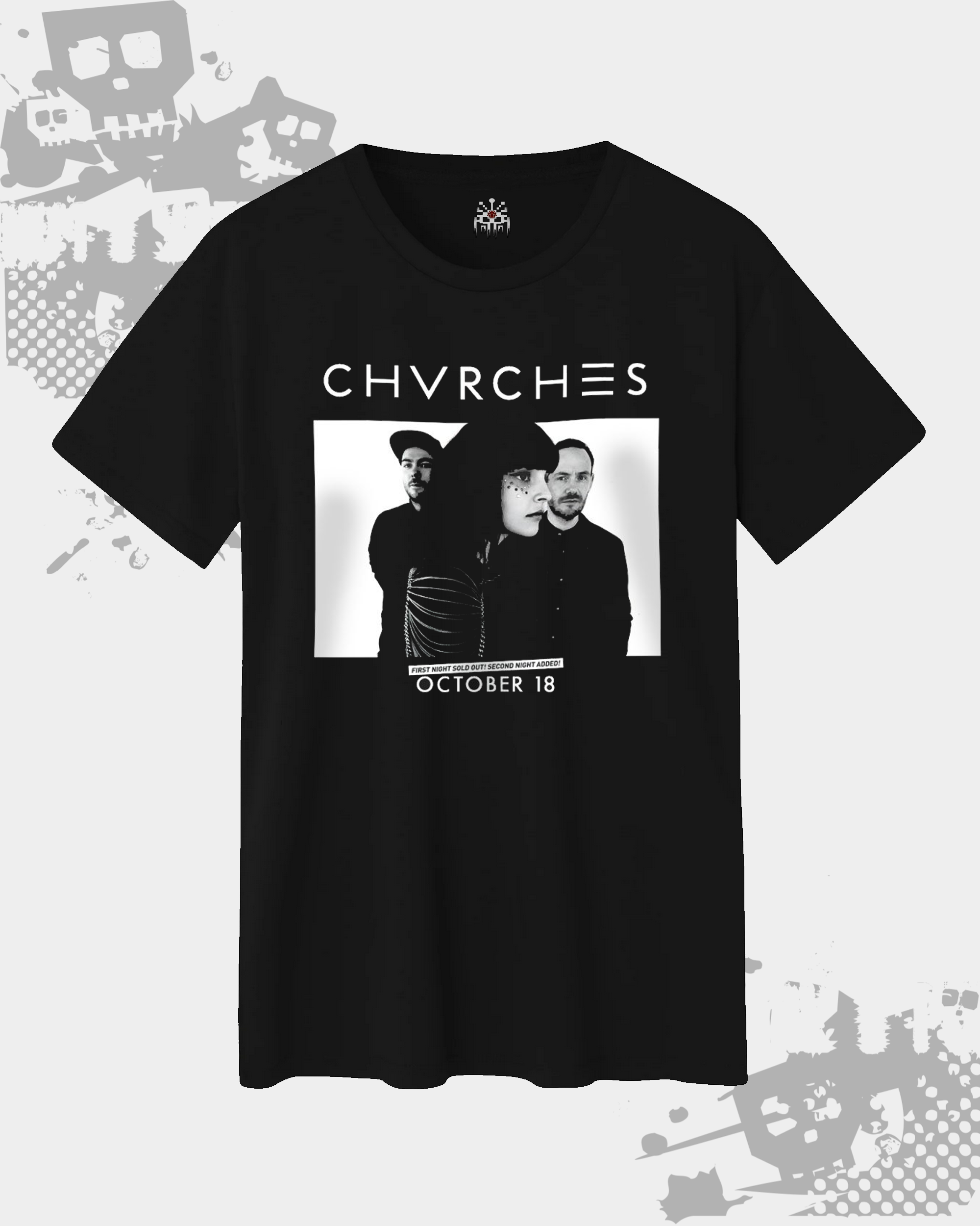 CHVRCHES Black Unisex T-Shirt