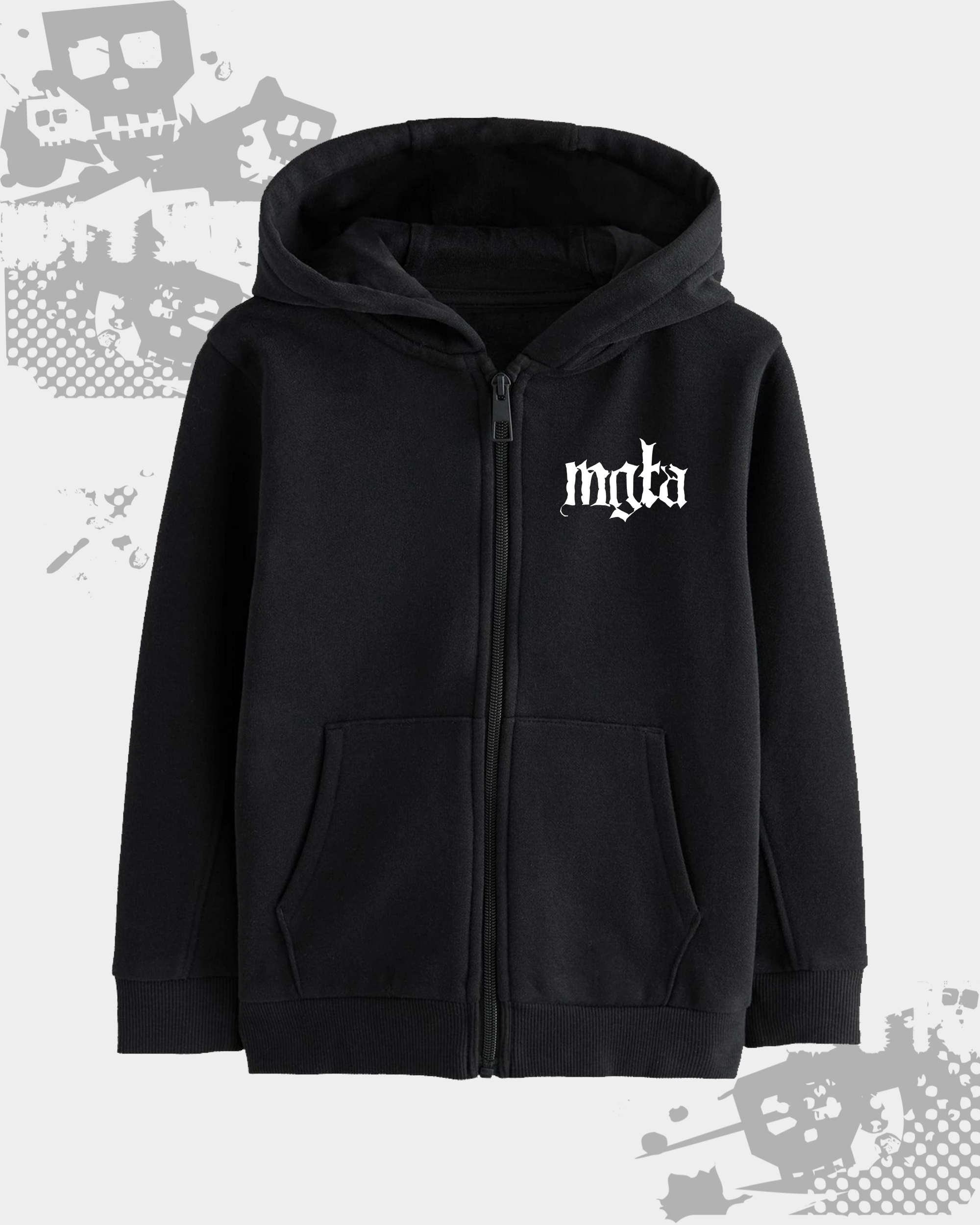 Mgla Exercises in Futility Black Zipped Hoodie