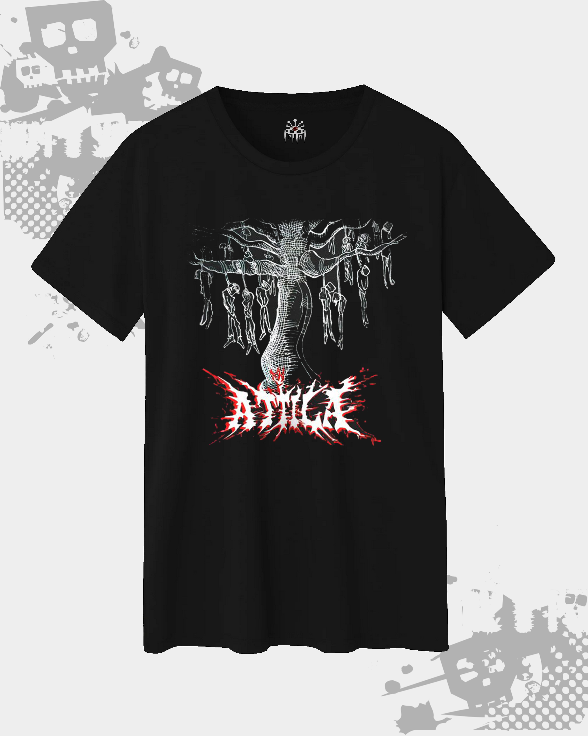 Atilla Black Unisex T-shirt