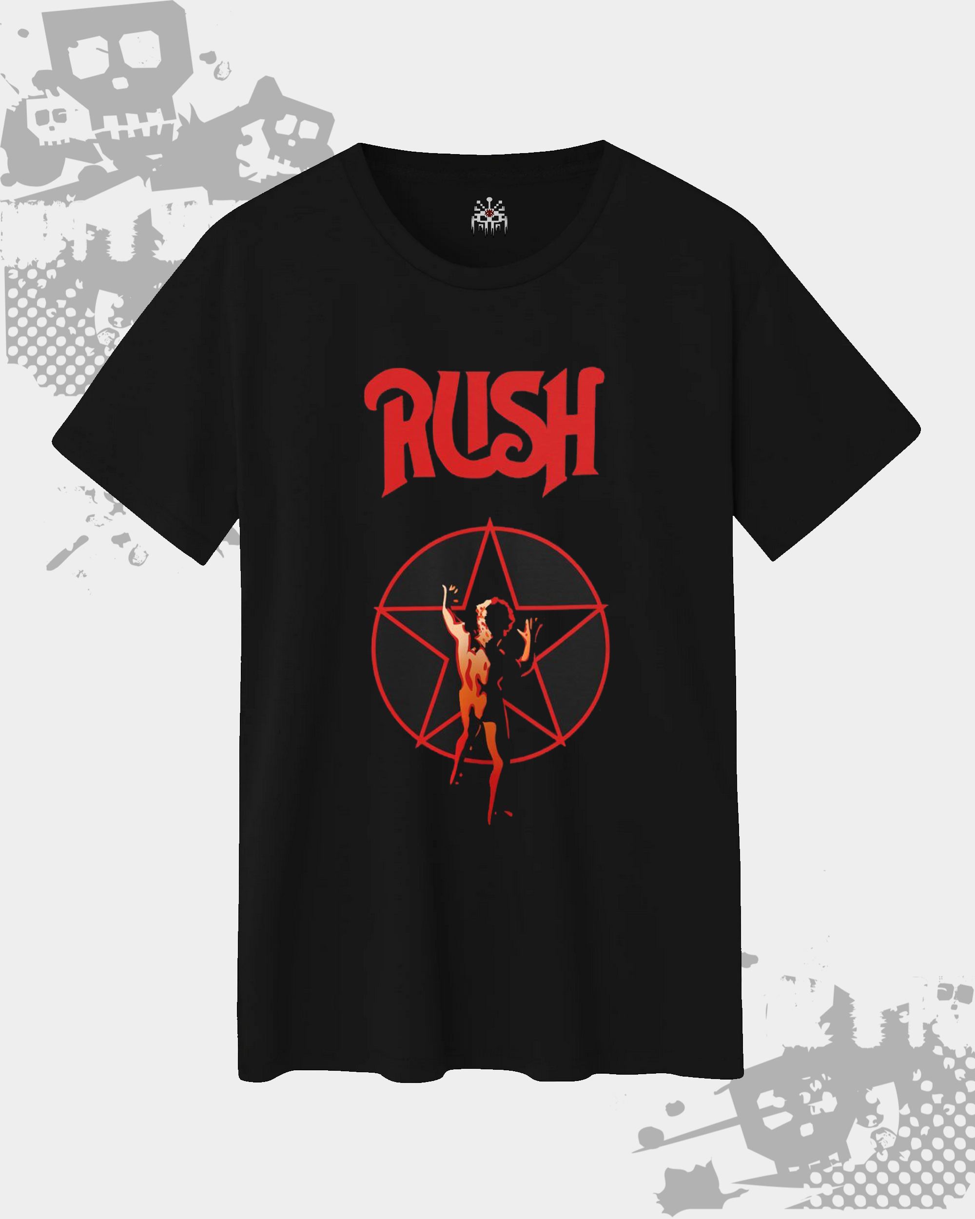 Rush Black Unisex T-shirt