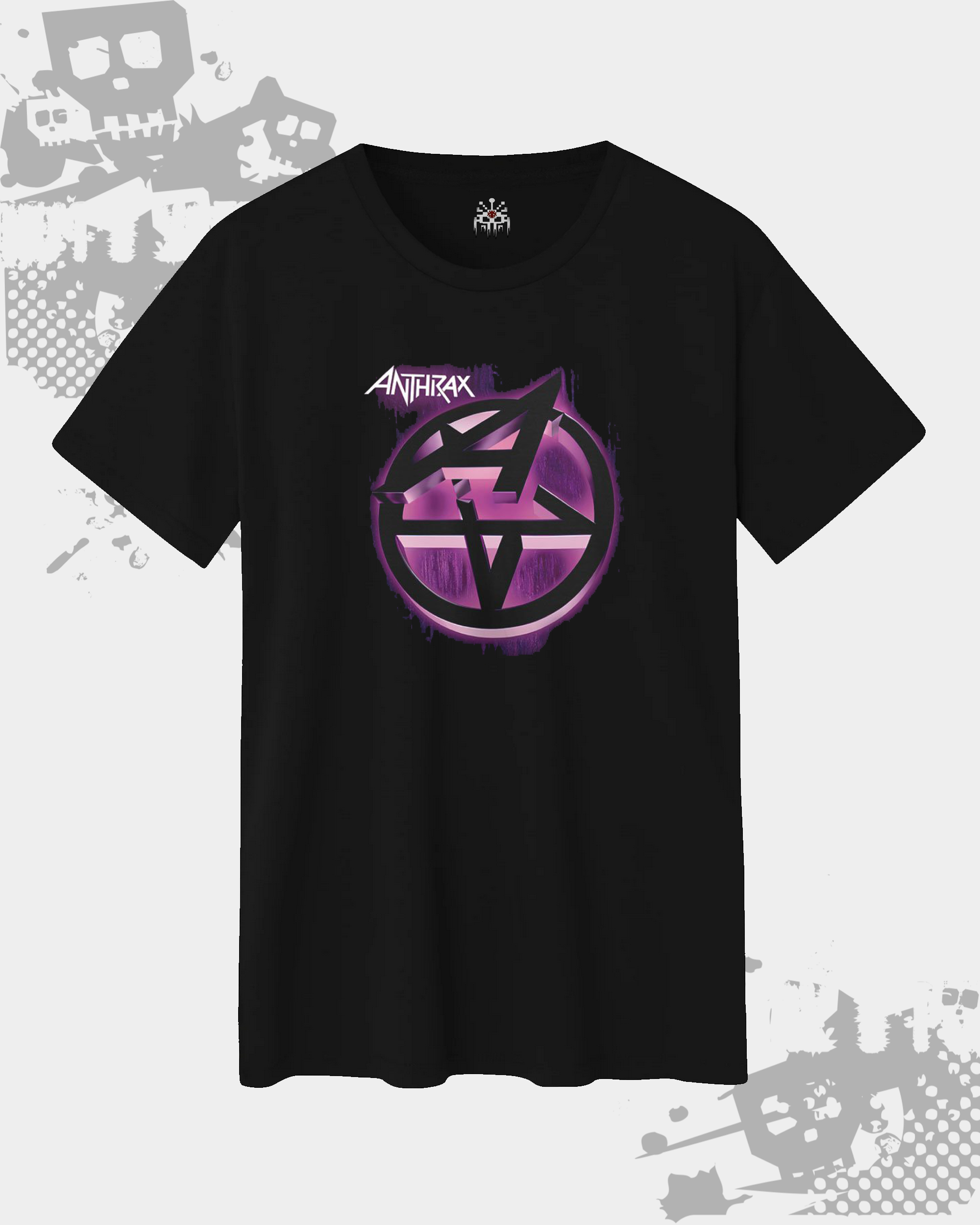 Anthrax Black Unisex T-Shirt