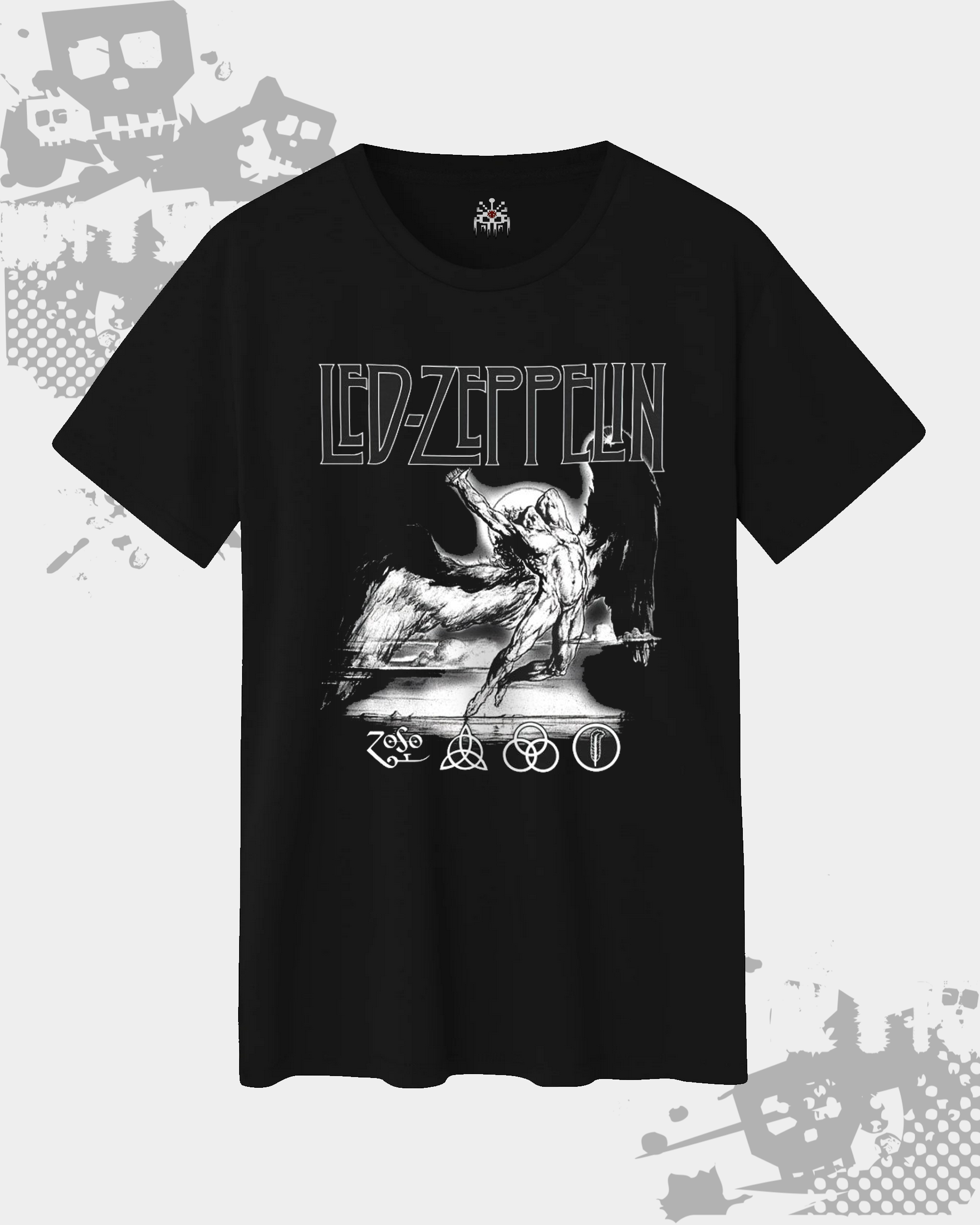 Led Zeppelin Black Unisex T-shirt