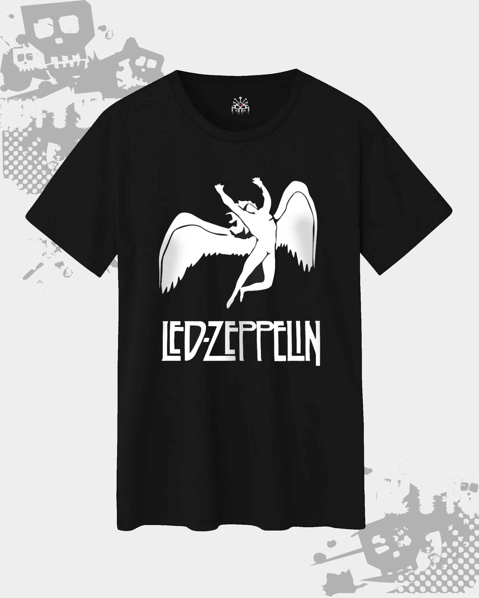 Led Zeppelin Black Unisex T-shirt