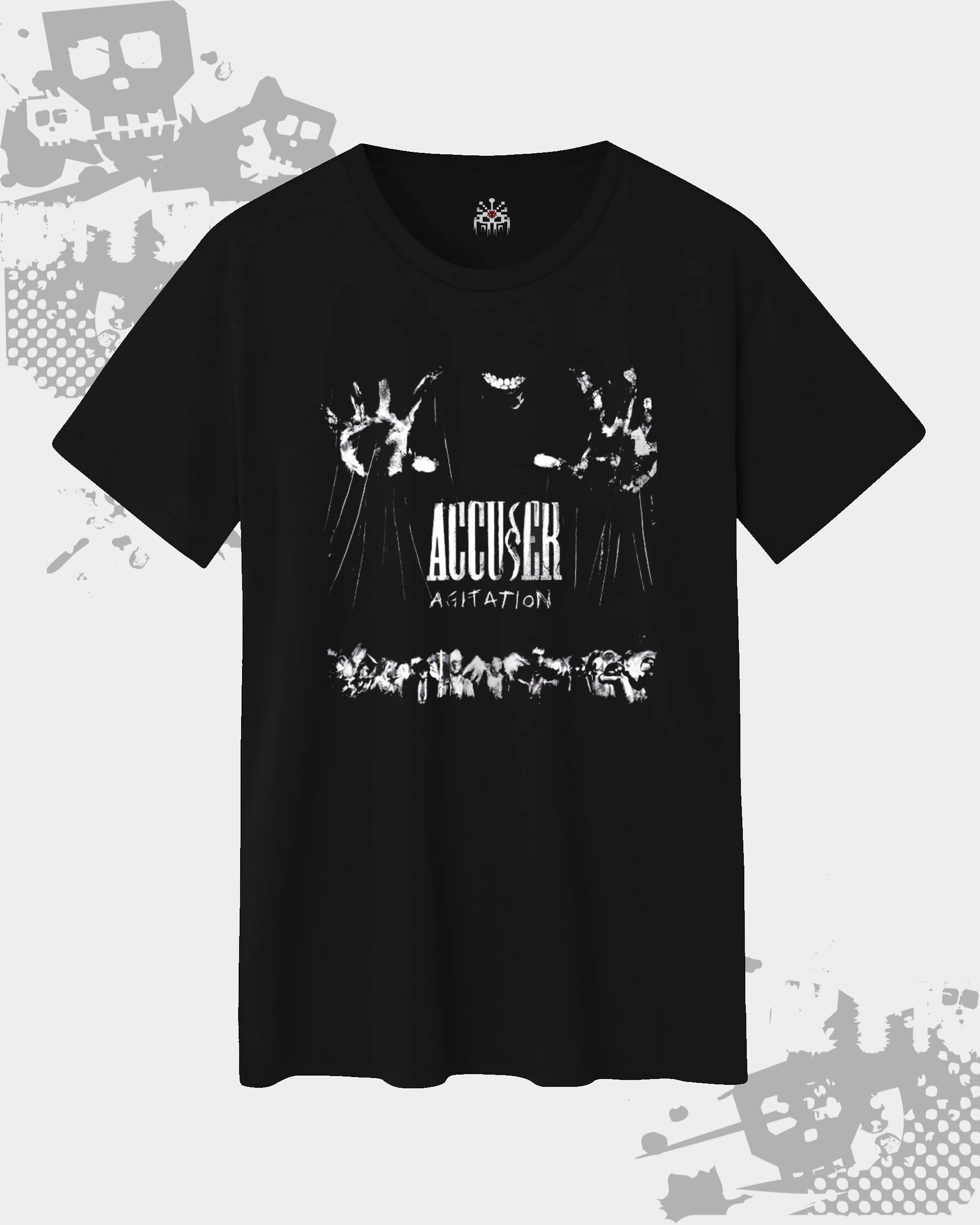 Accuser Black Unisex T-Shirt
