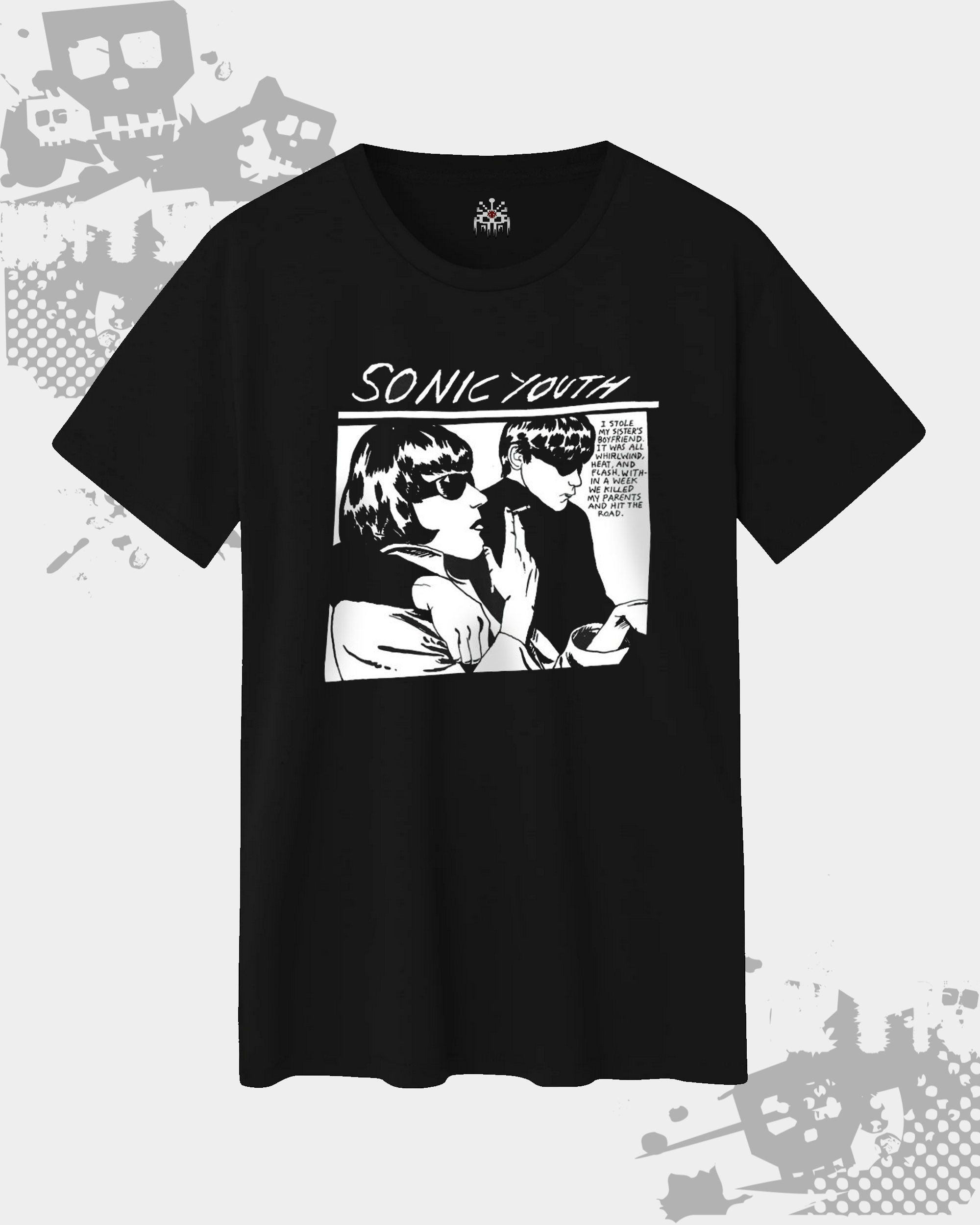 Sonic Youth Black Unisex T-shirt
