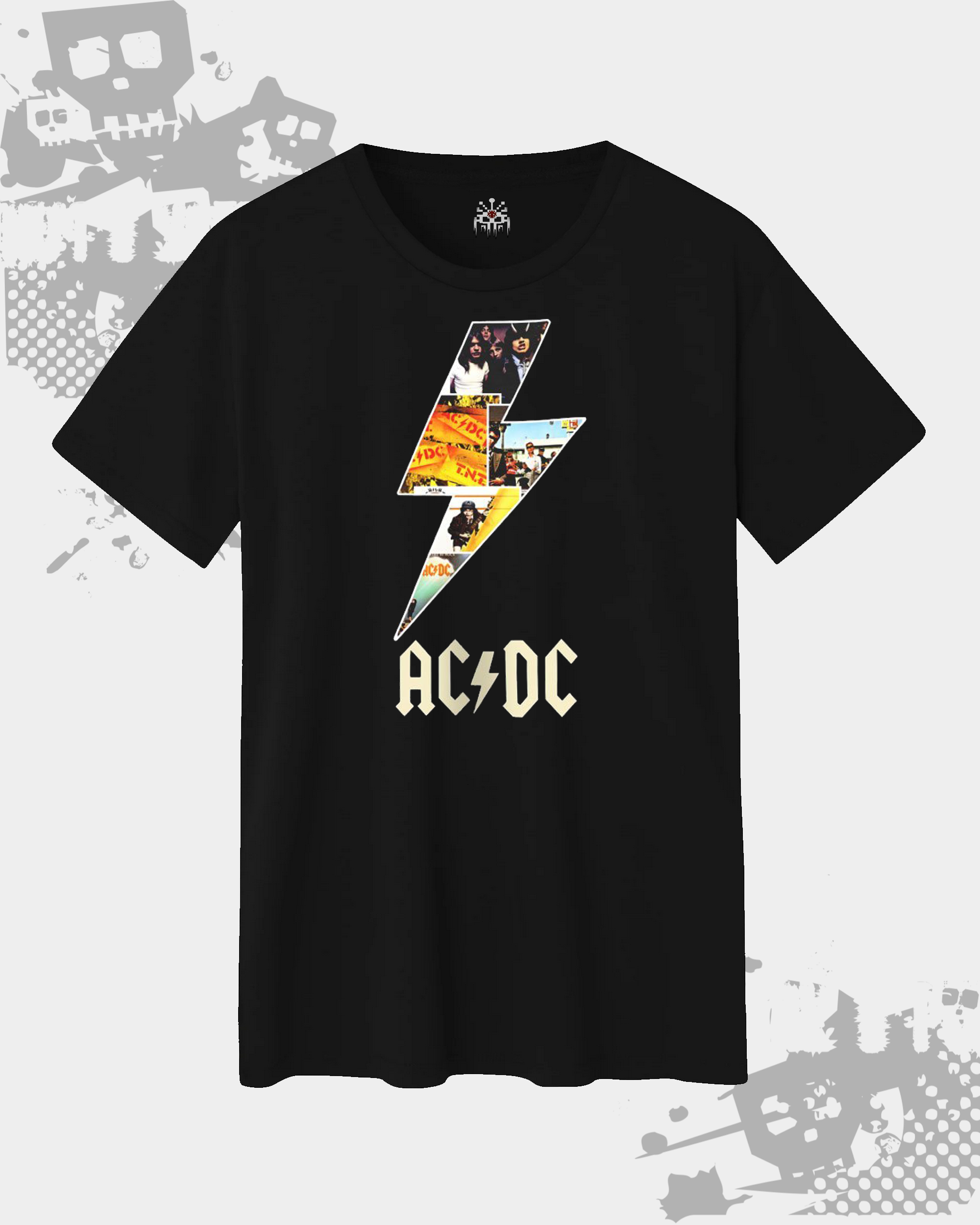 AC/DC Thunderbolt Black Unisex T-Shirt
