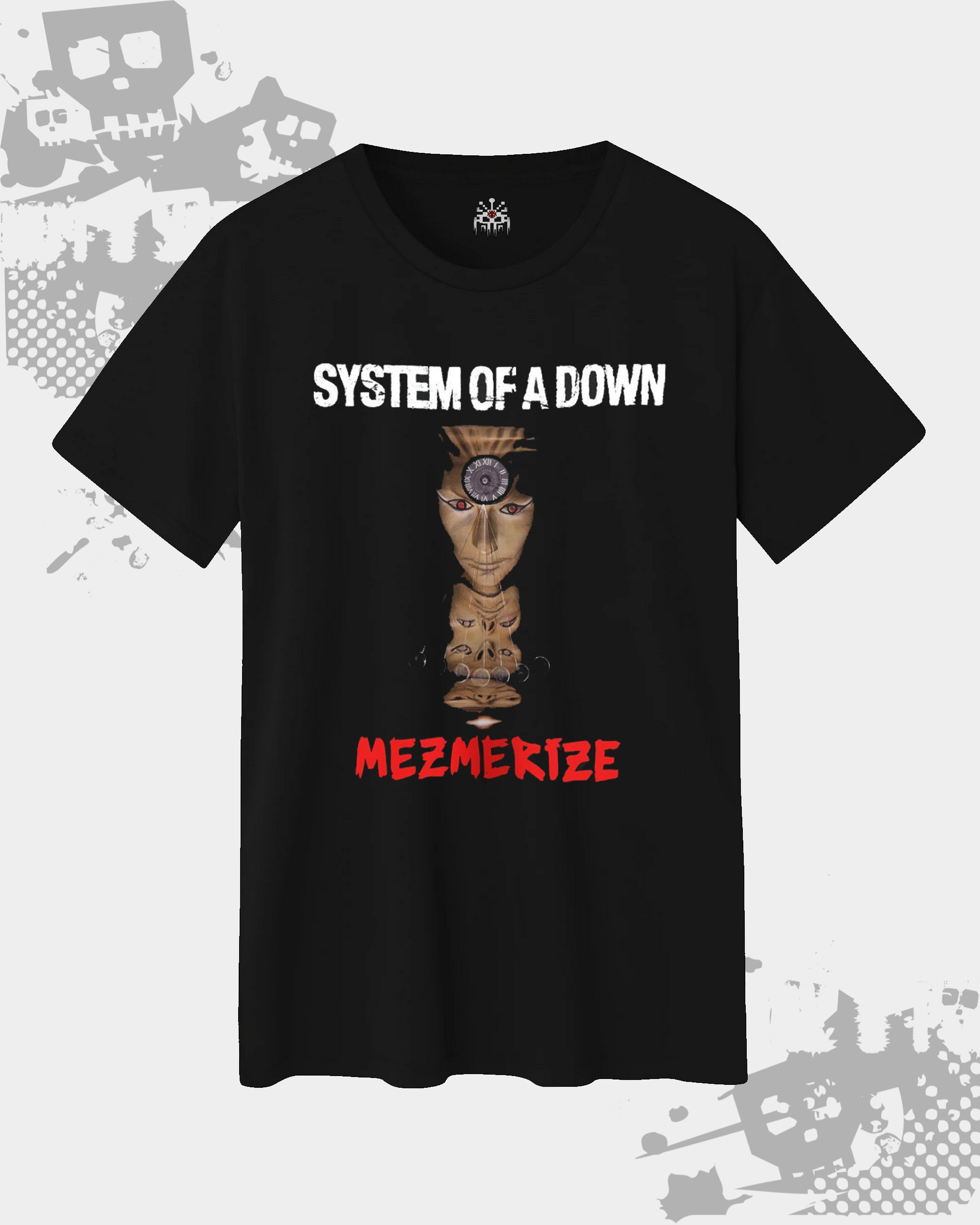 System of a Down Unisex Black T-shirt