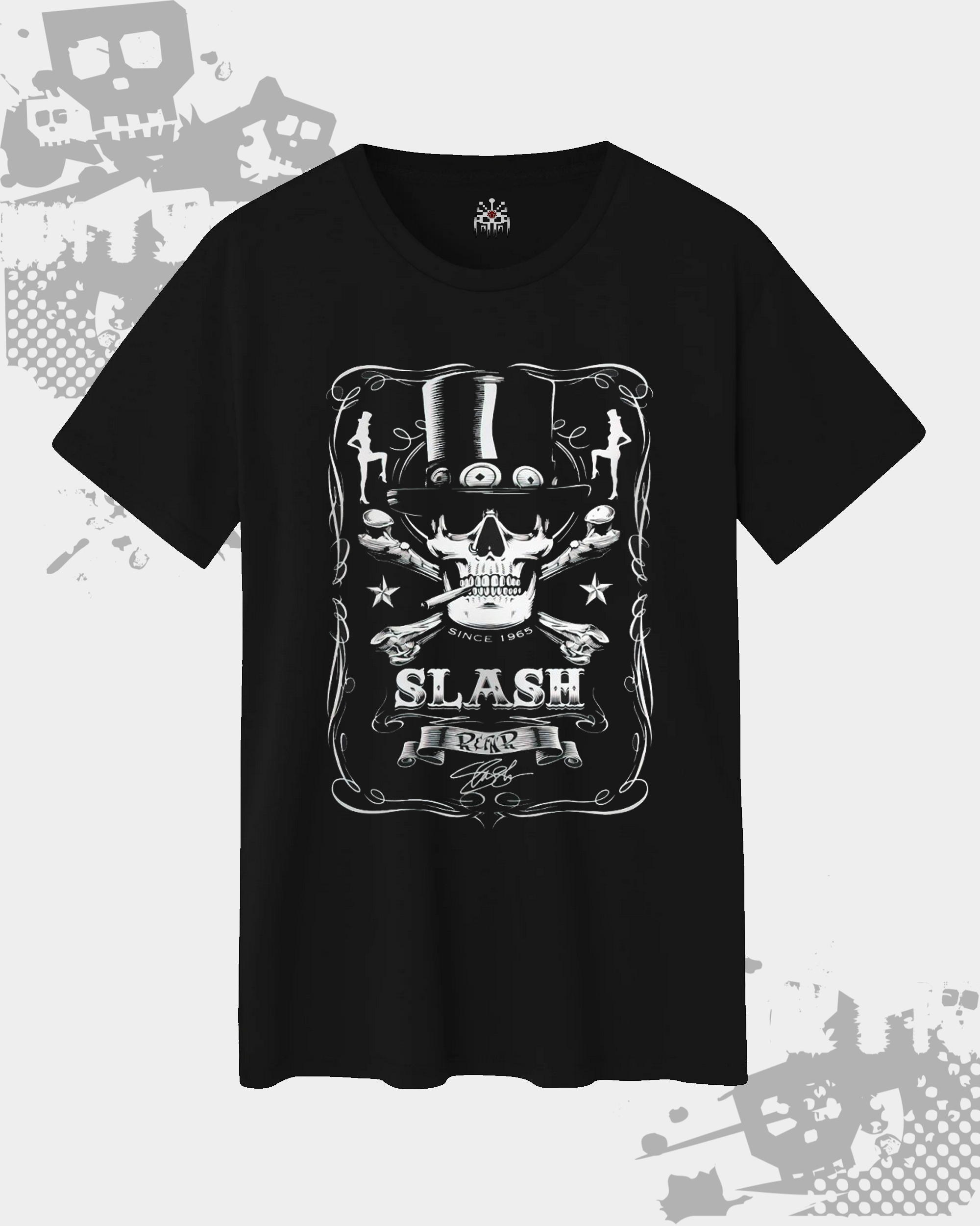 Slash Unisex Black T-shirt