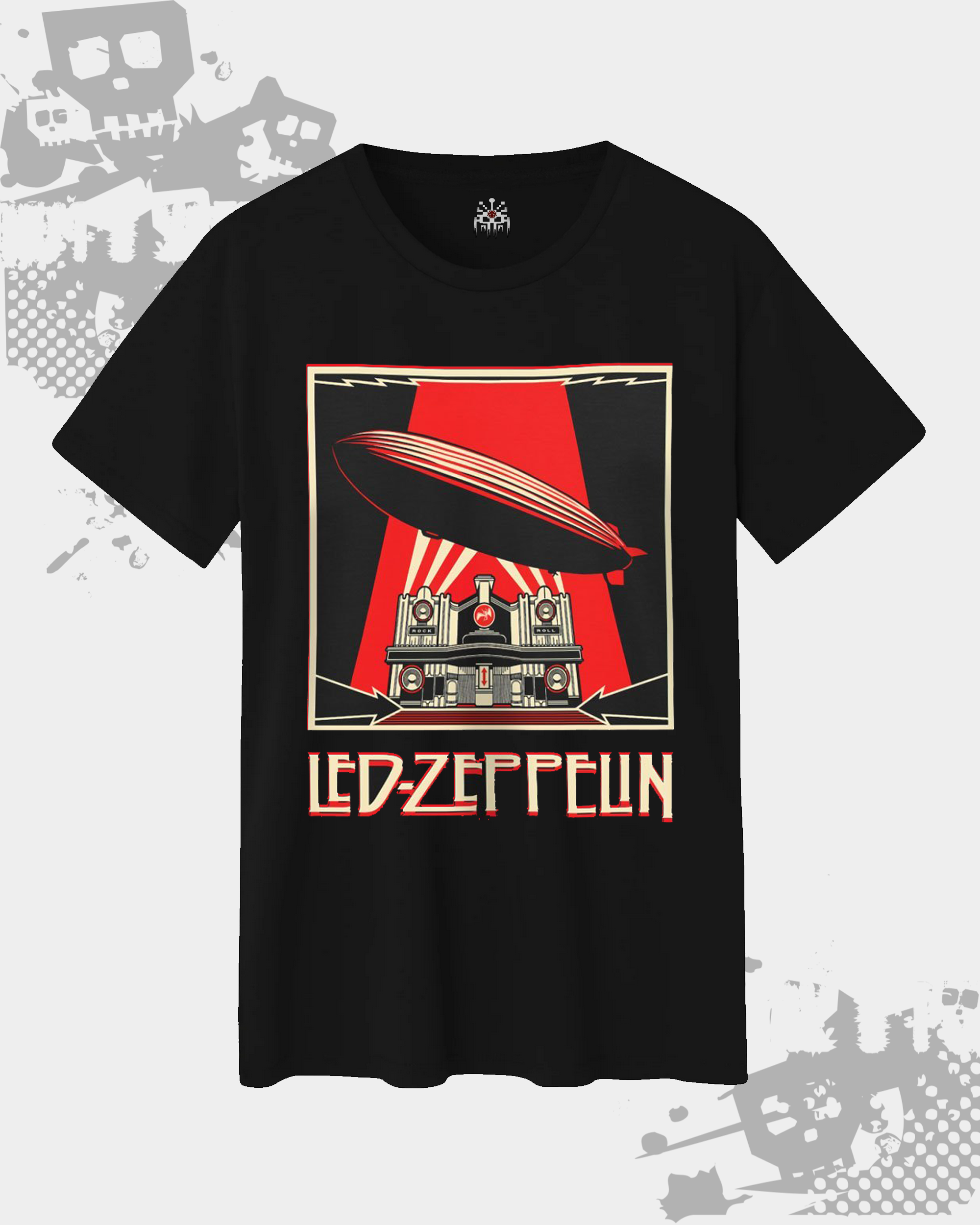 Led Zeppelin Black Unisex T-shirt