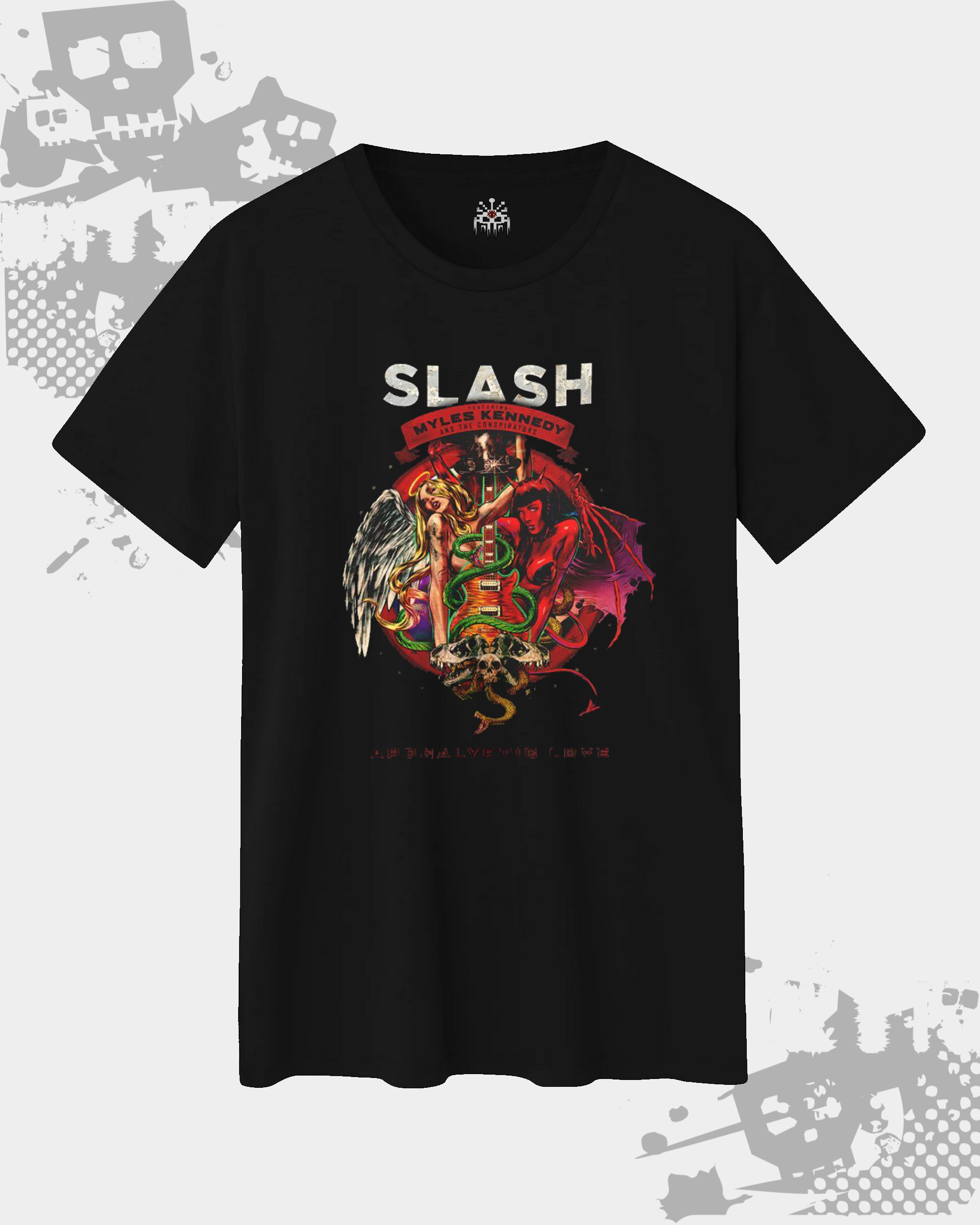 Slash Unisex Black T-shirt