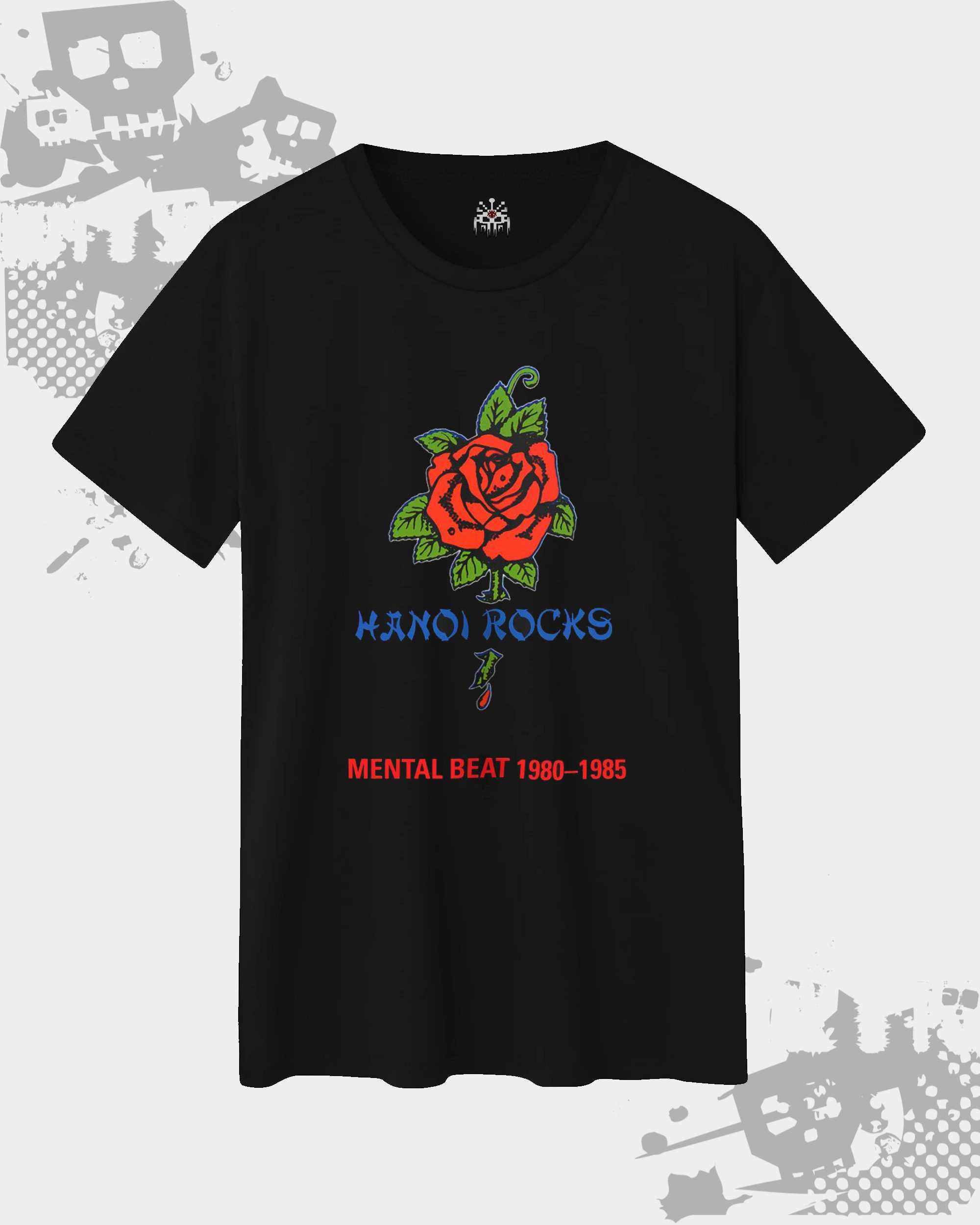Hanoi Rocks Black Unisex T-Shirt