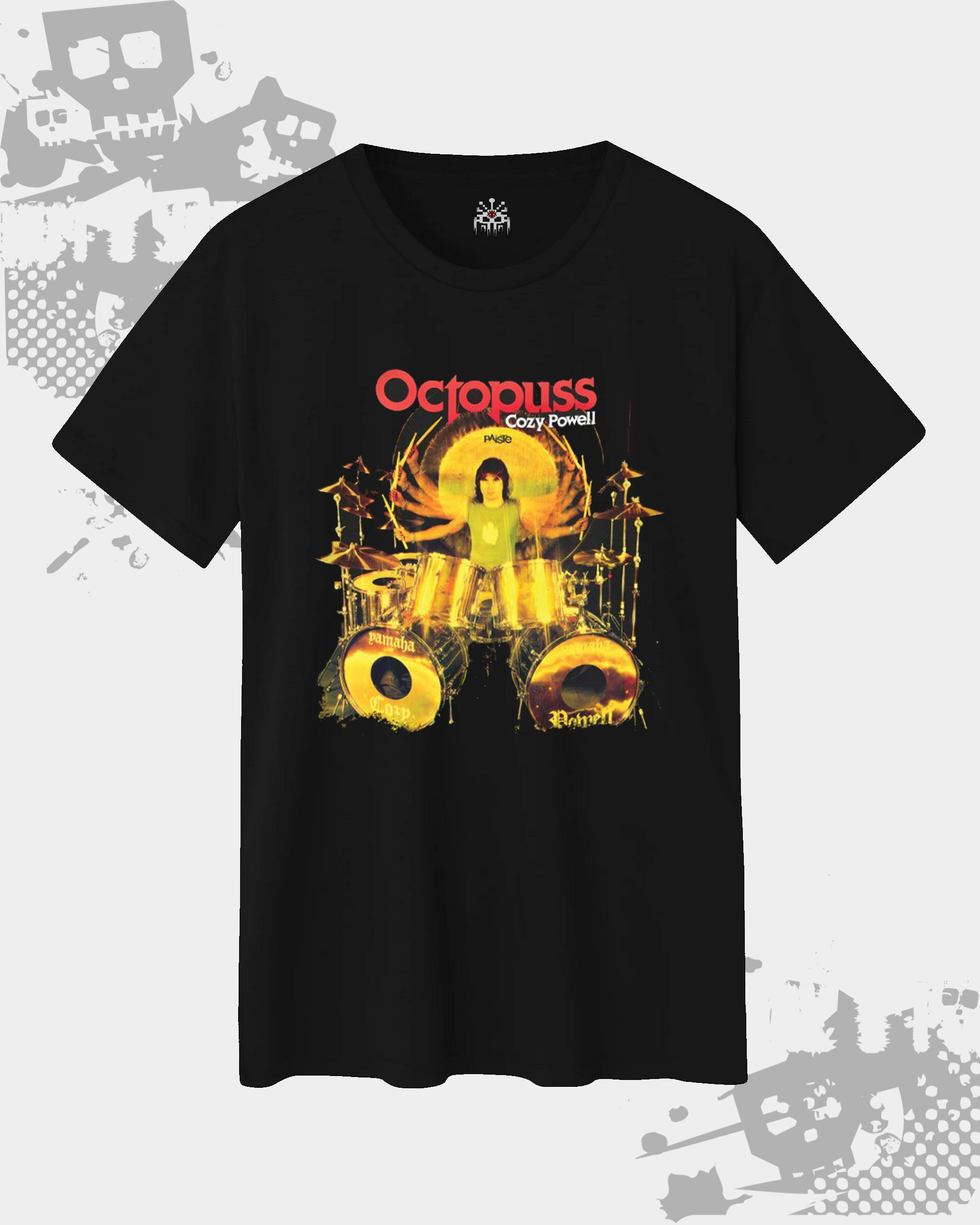 Cozy Powell Black Unisex T-Shirt