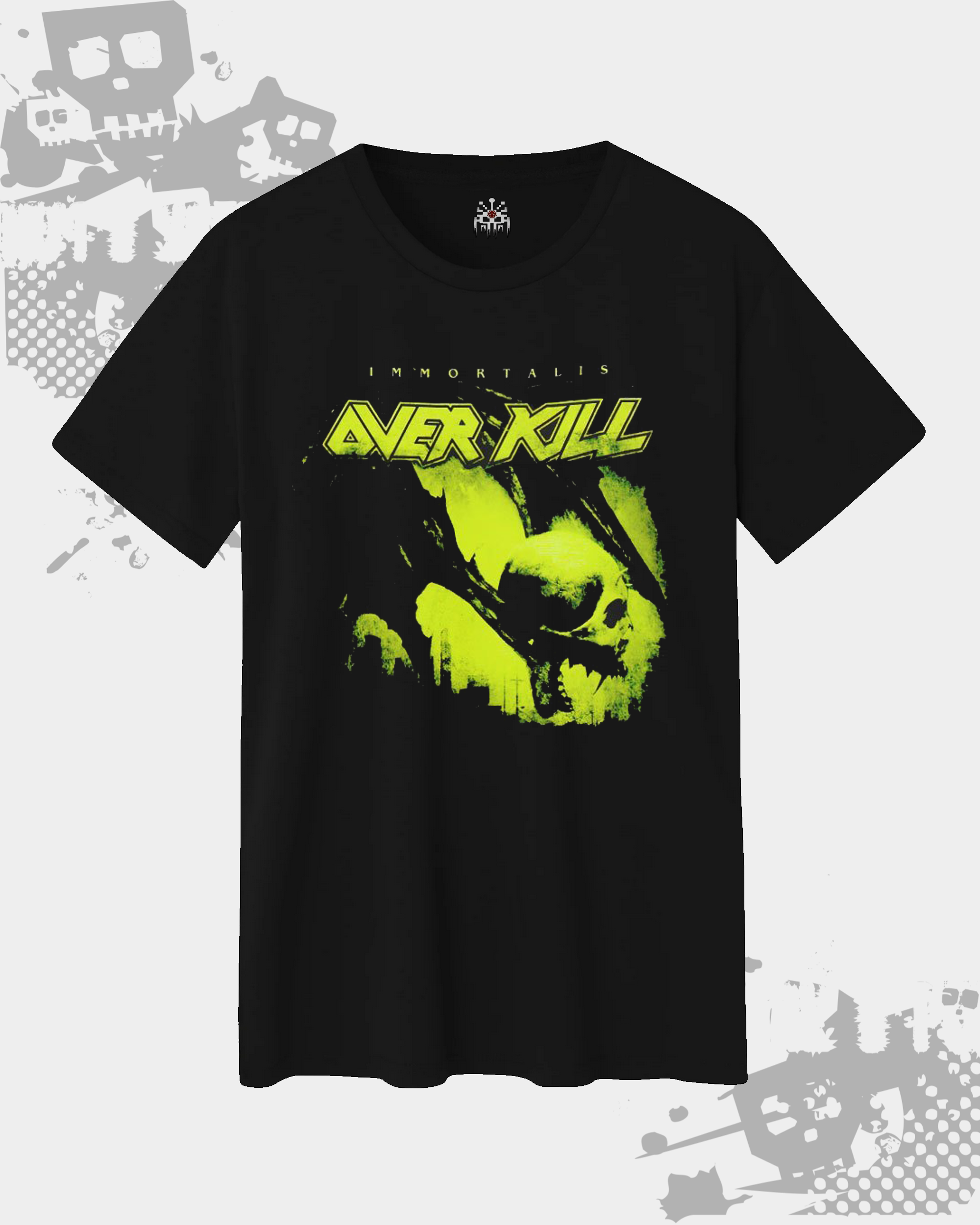 Overkill Black Unisex T-shirt