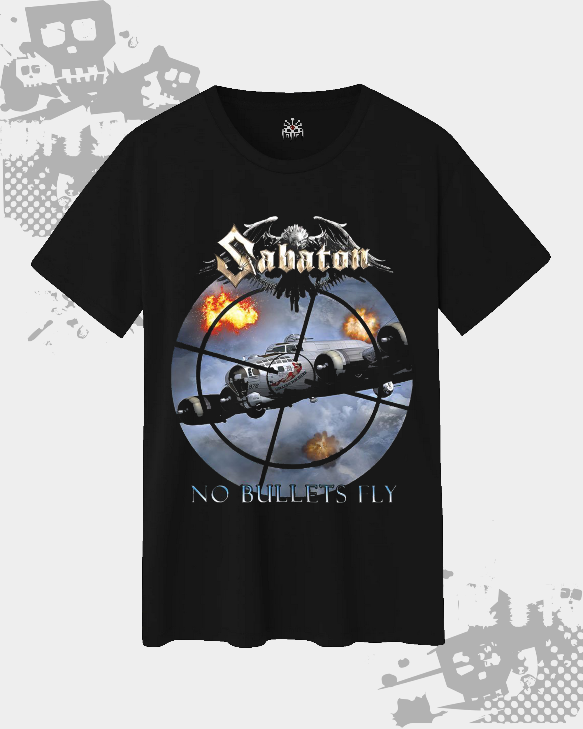 Sabaton Unisex Black T-shirt