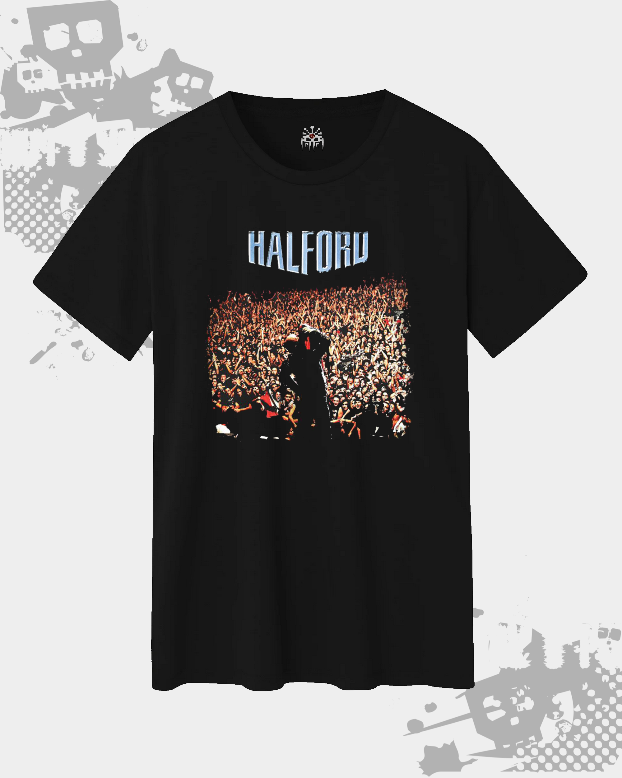 Halford Black Unisex T-Shirt