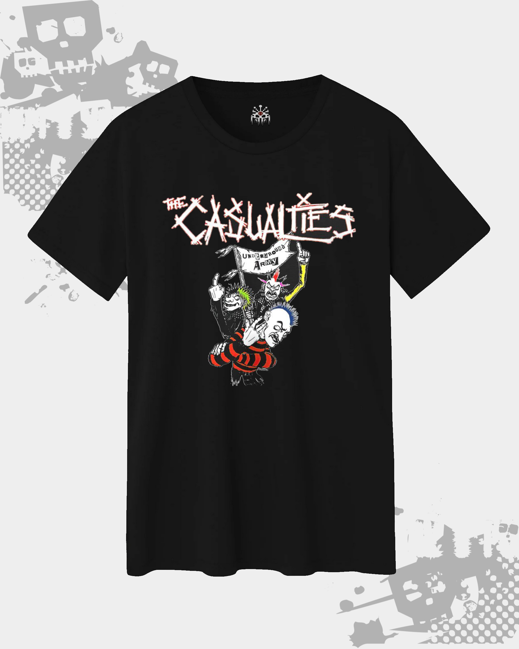 Casualties Black Unisex T-Shirt
