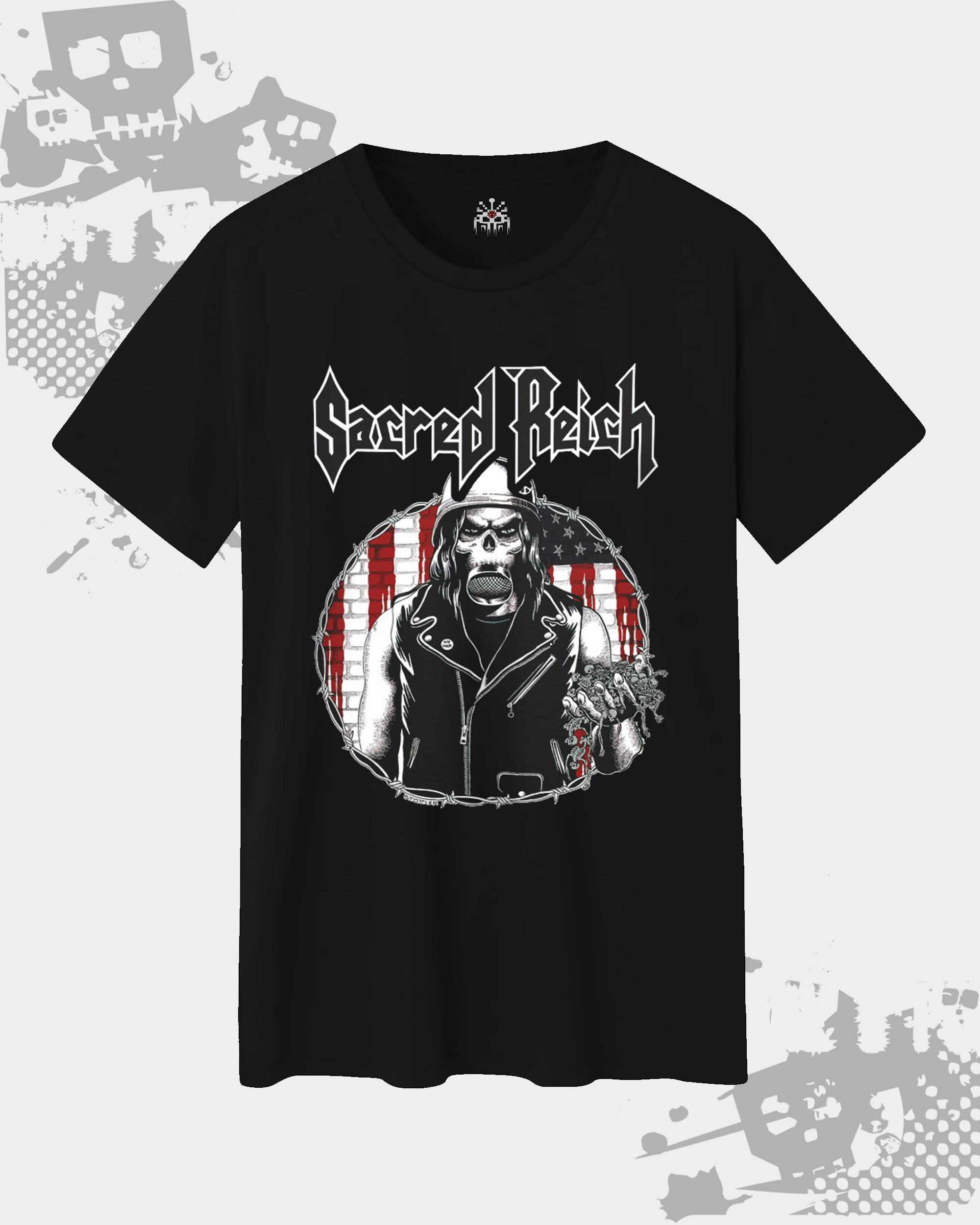 Sacred Reich Unisex Black T-shirt