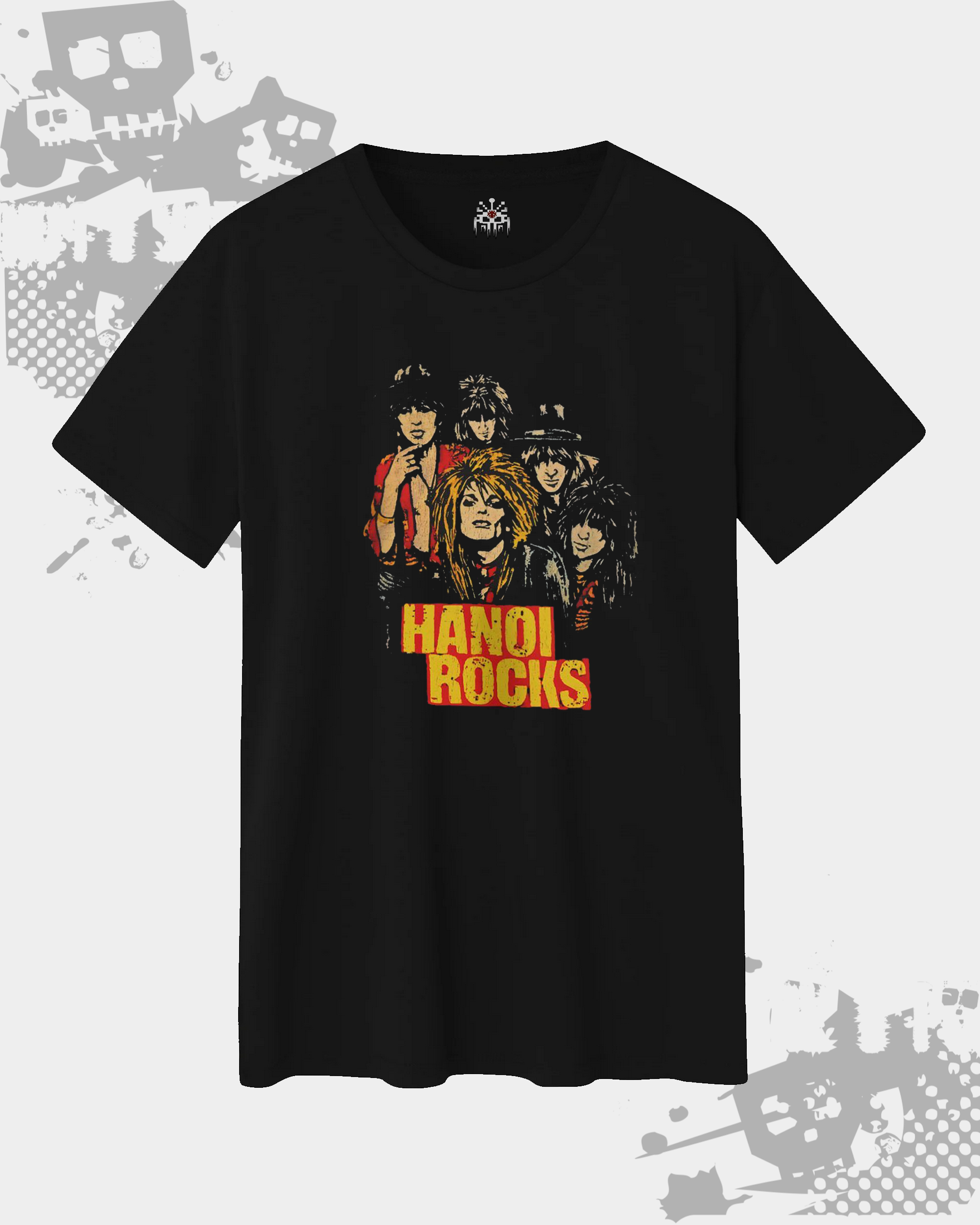 Hanoi Rocks Black Unisex T-Shirt
