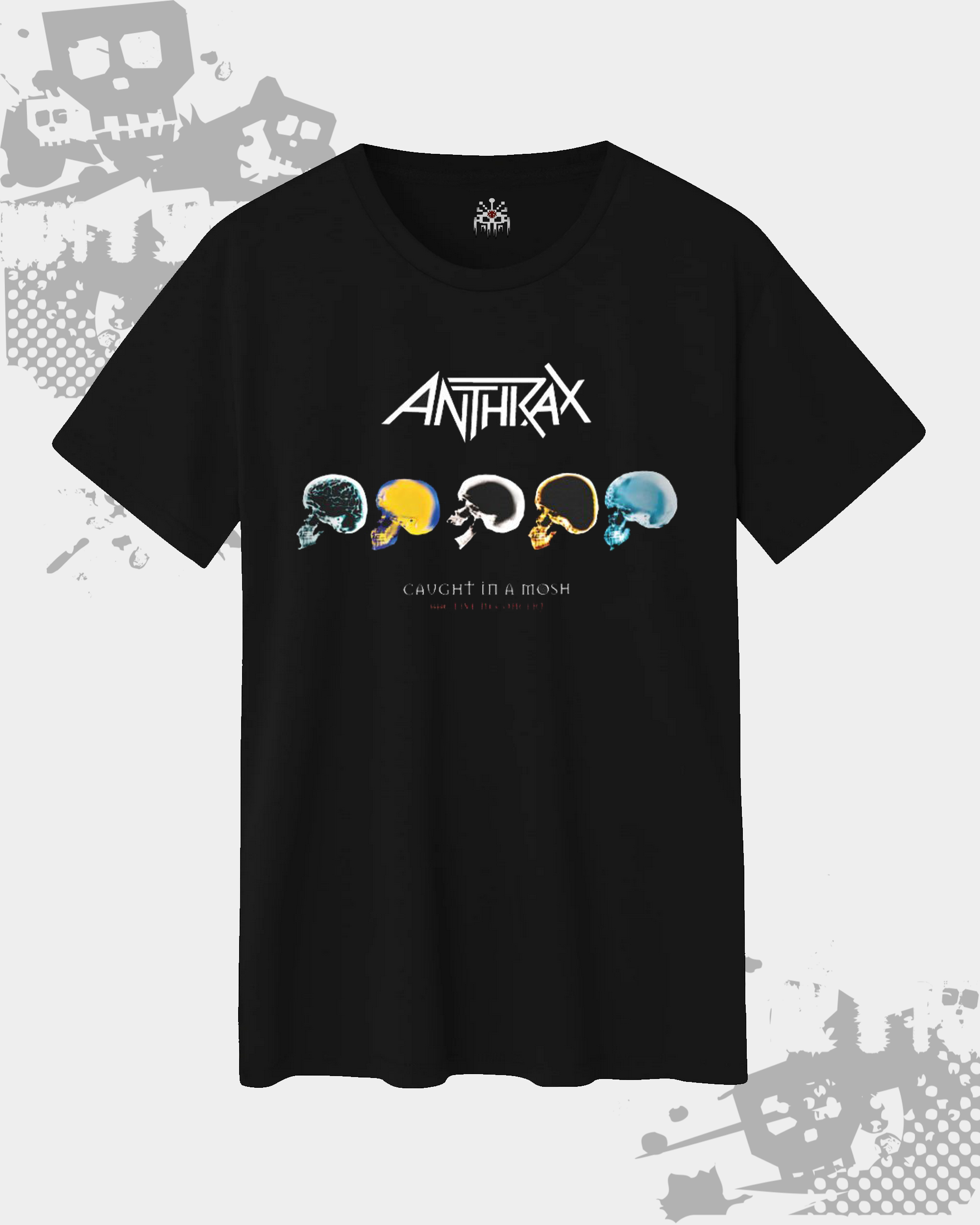 Anthrax Black Unisex T-Shirt