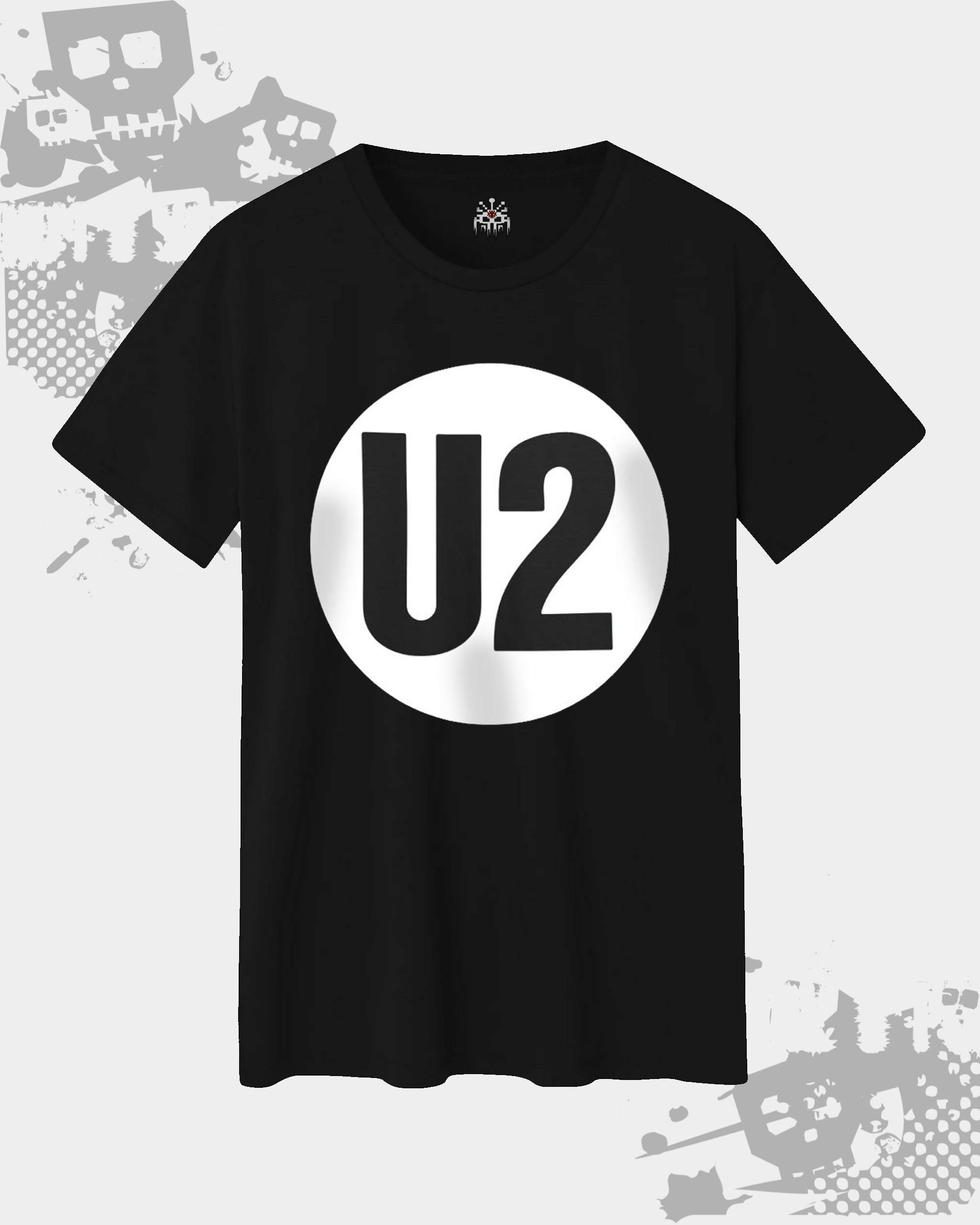 U2 Black Unisex T-Shirt