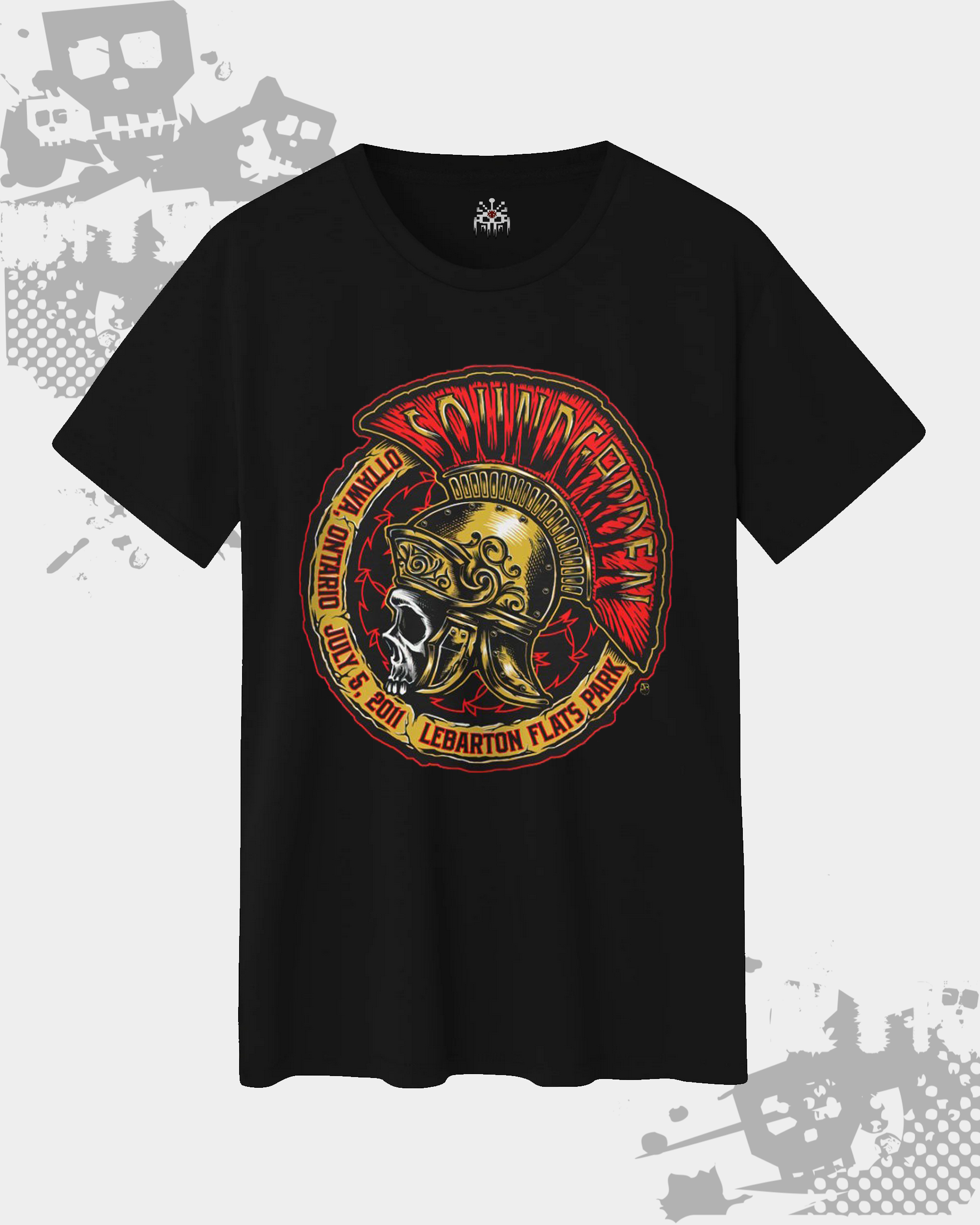 Soundgarden Unisex Black T-shirt