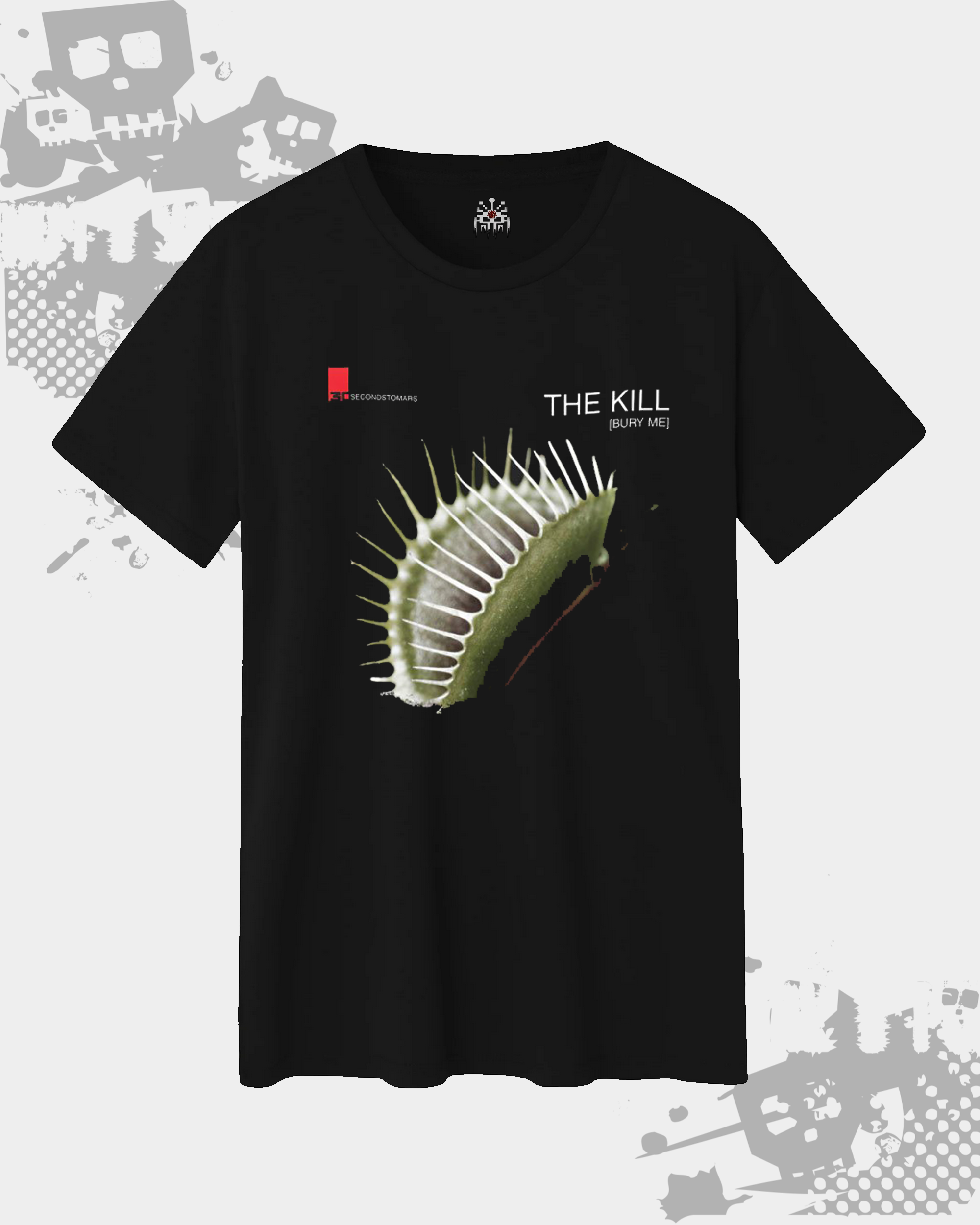 30 Seconds To Mars Black Unisex T-Shirt