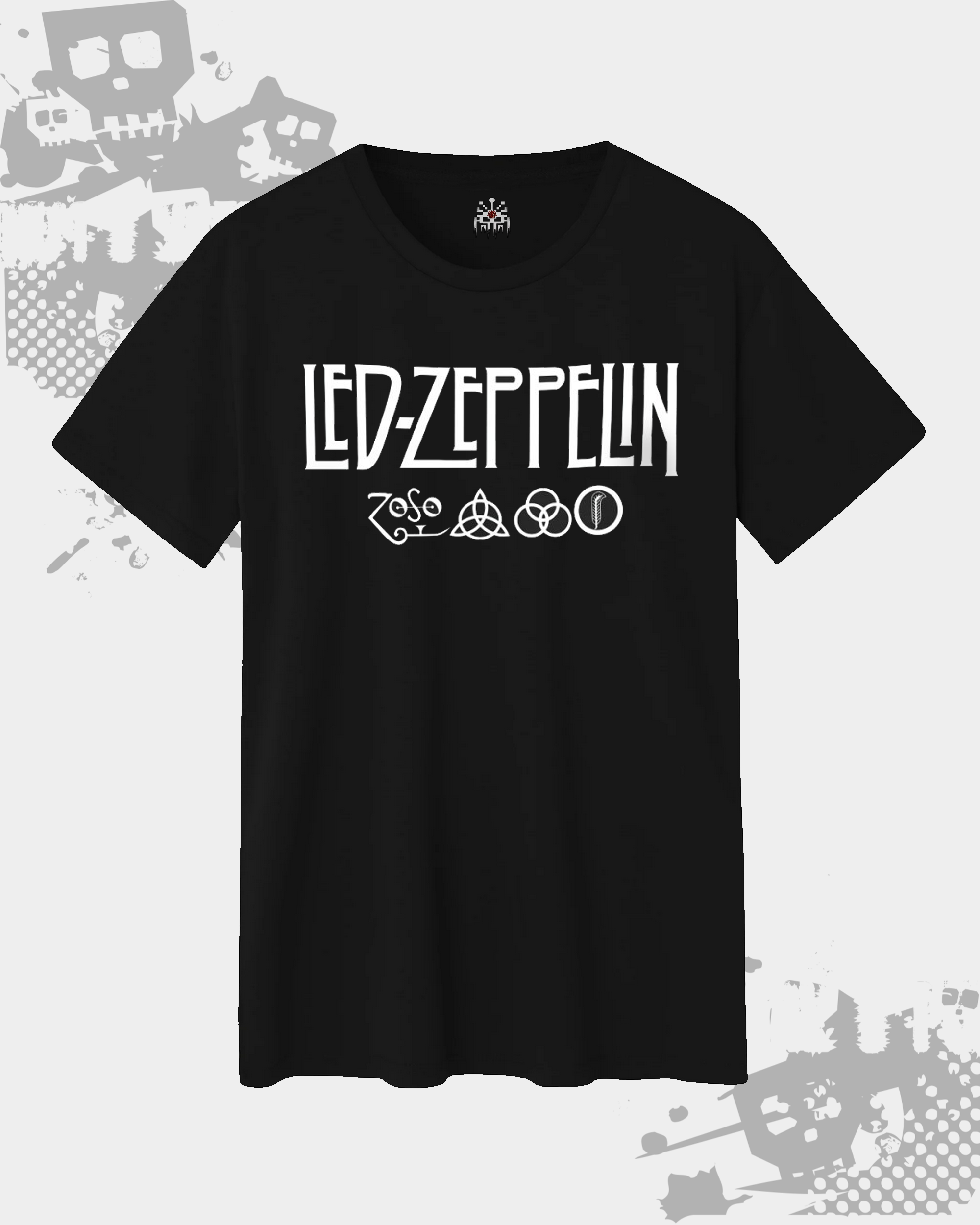 Led Zeppelin Black Unisex T-shirt