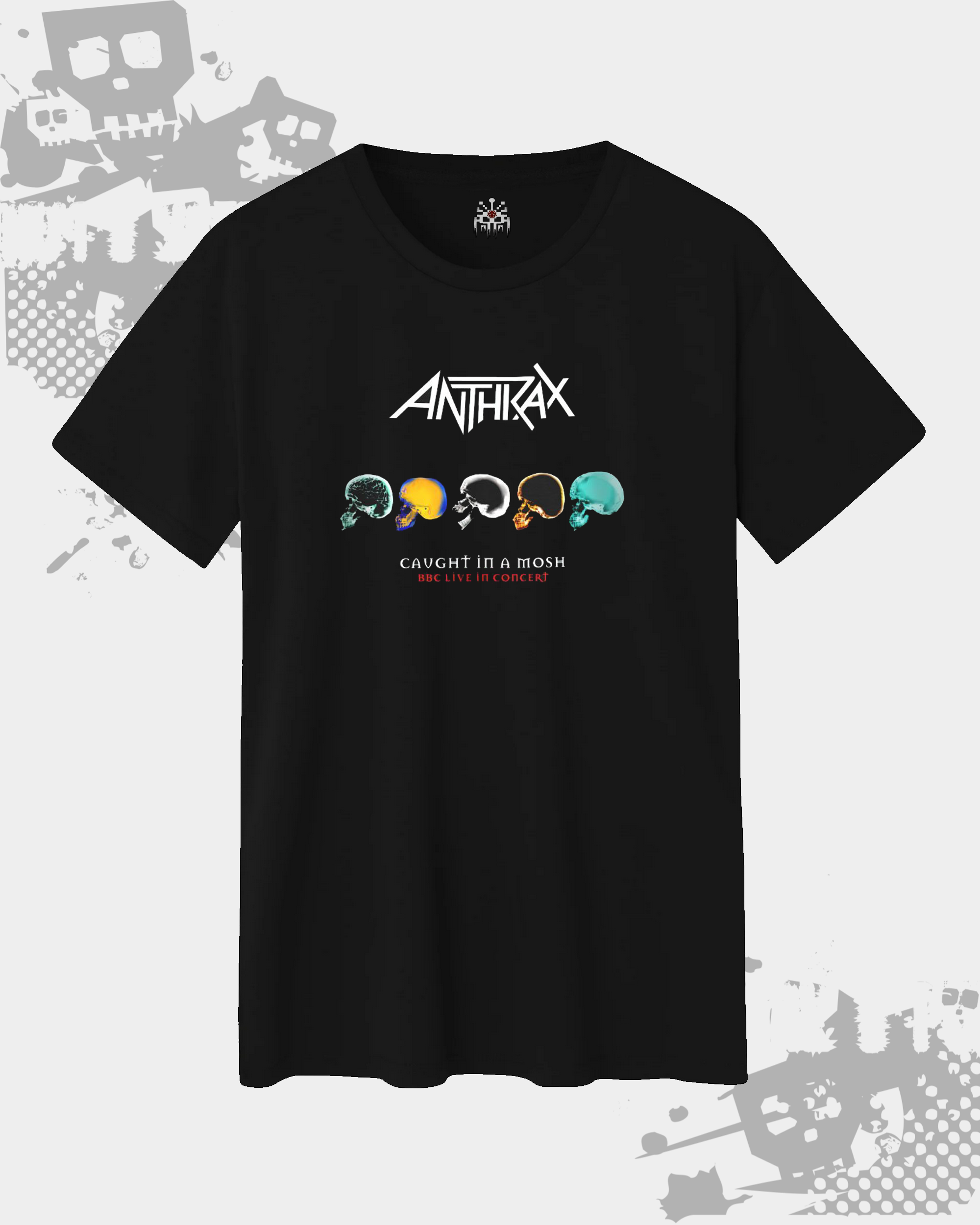 Anthrax Black Unisex T-Shirt