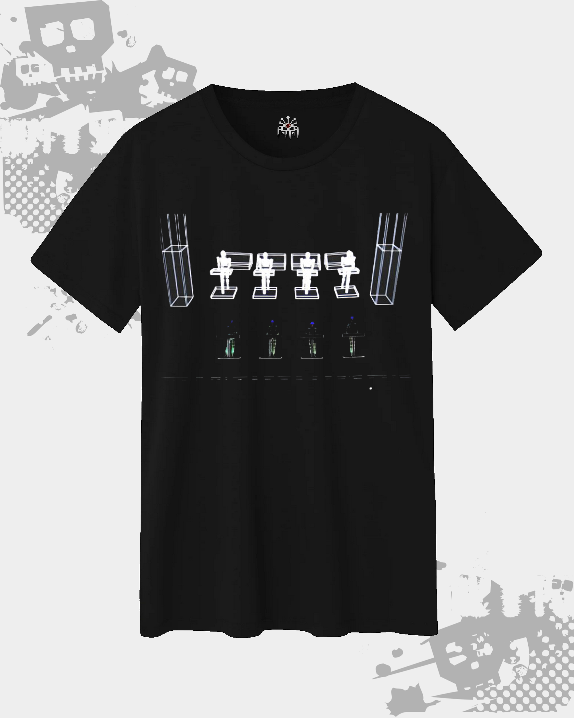 Kraftwerk Black Unisex T-shirt