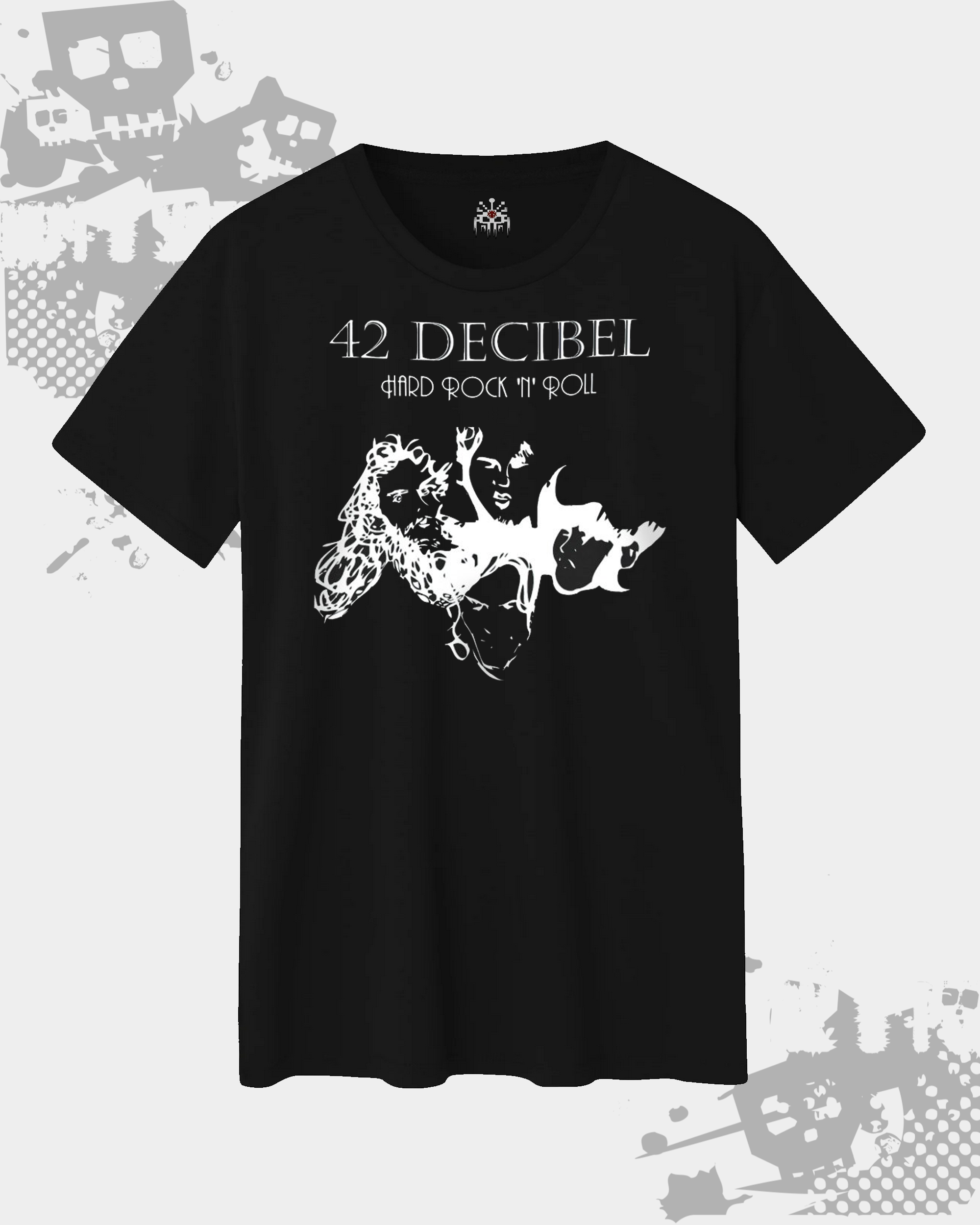 42 Decibel Black Unisex T-shirt