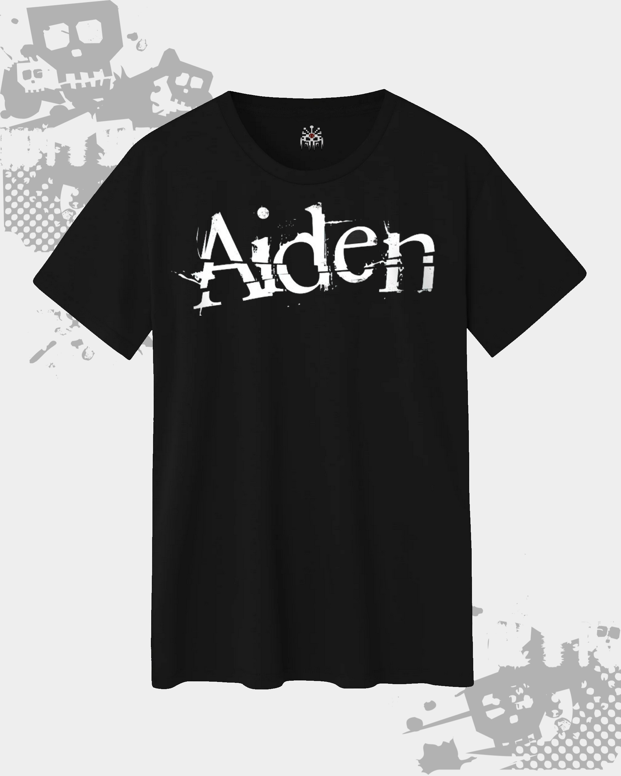 Aiden with this Black Unisex T-Shirt