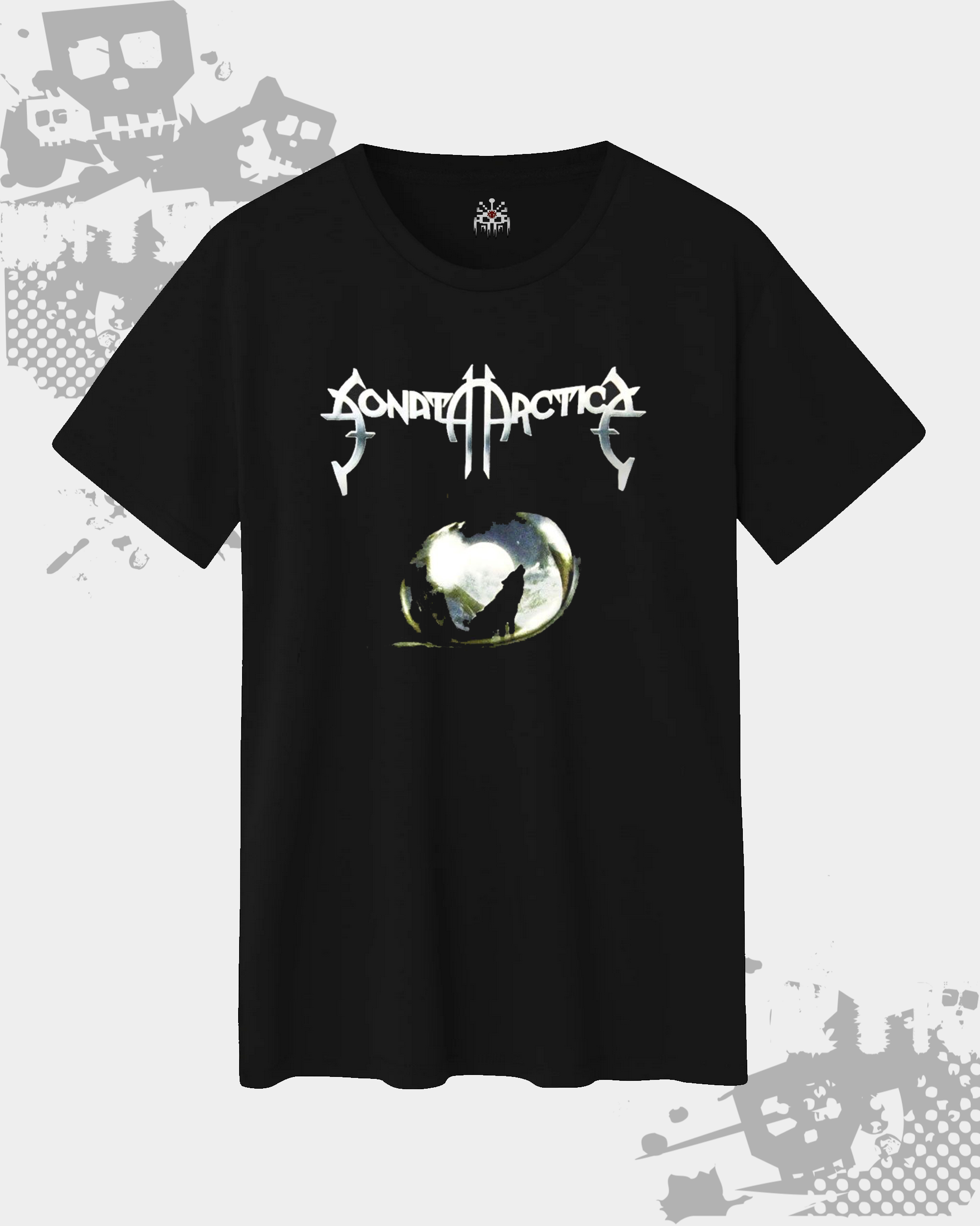 Sonata Arctica Black Unisex T-shirt