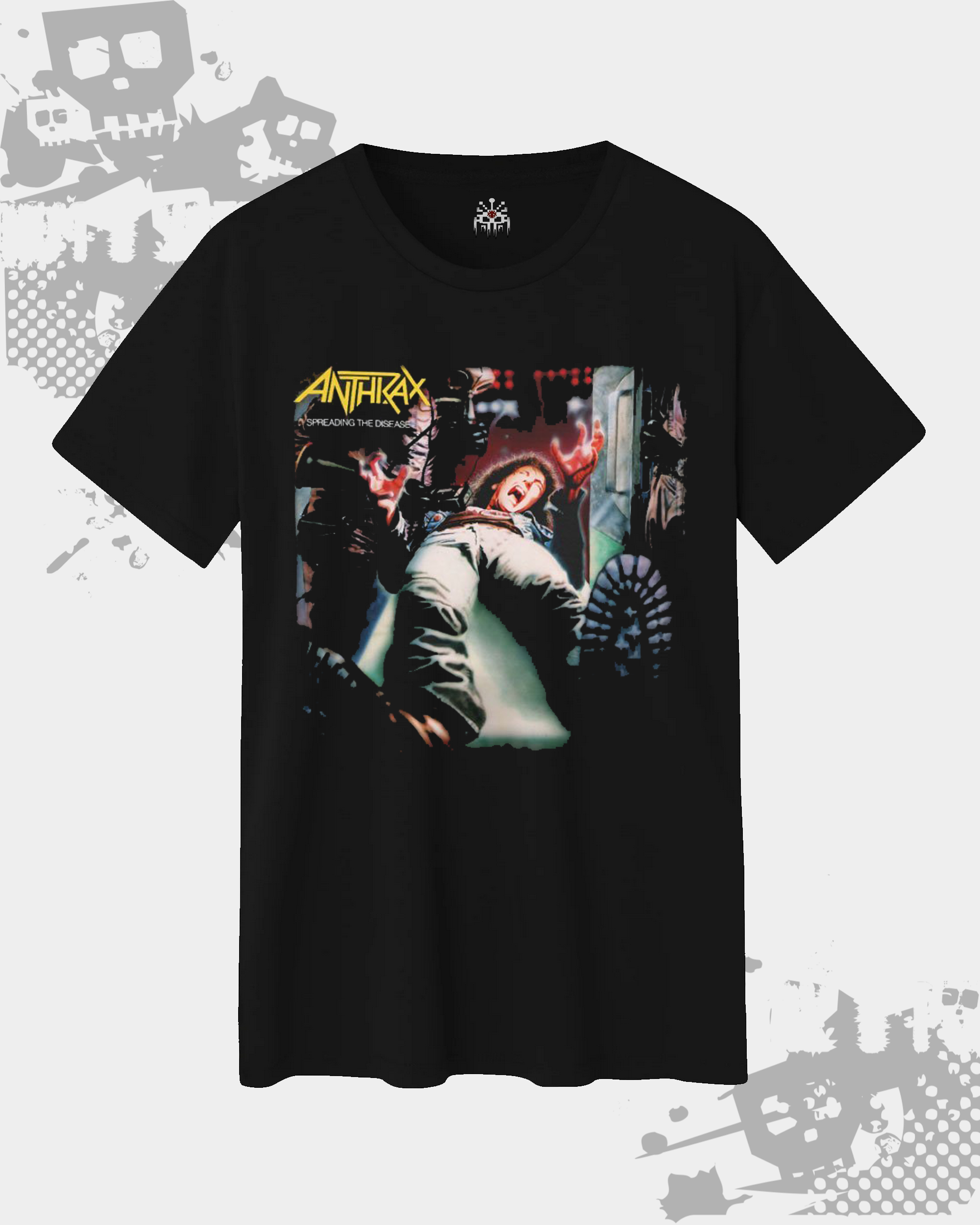 Anthrax Black Unisex T-Shirt