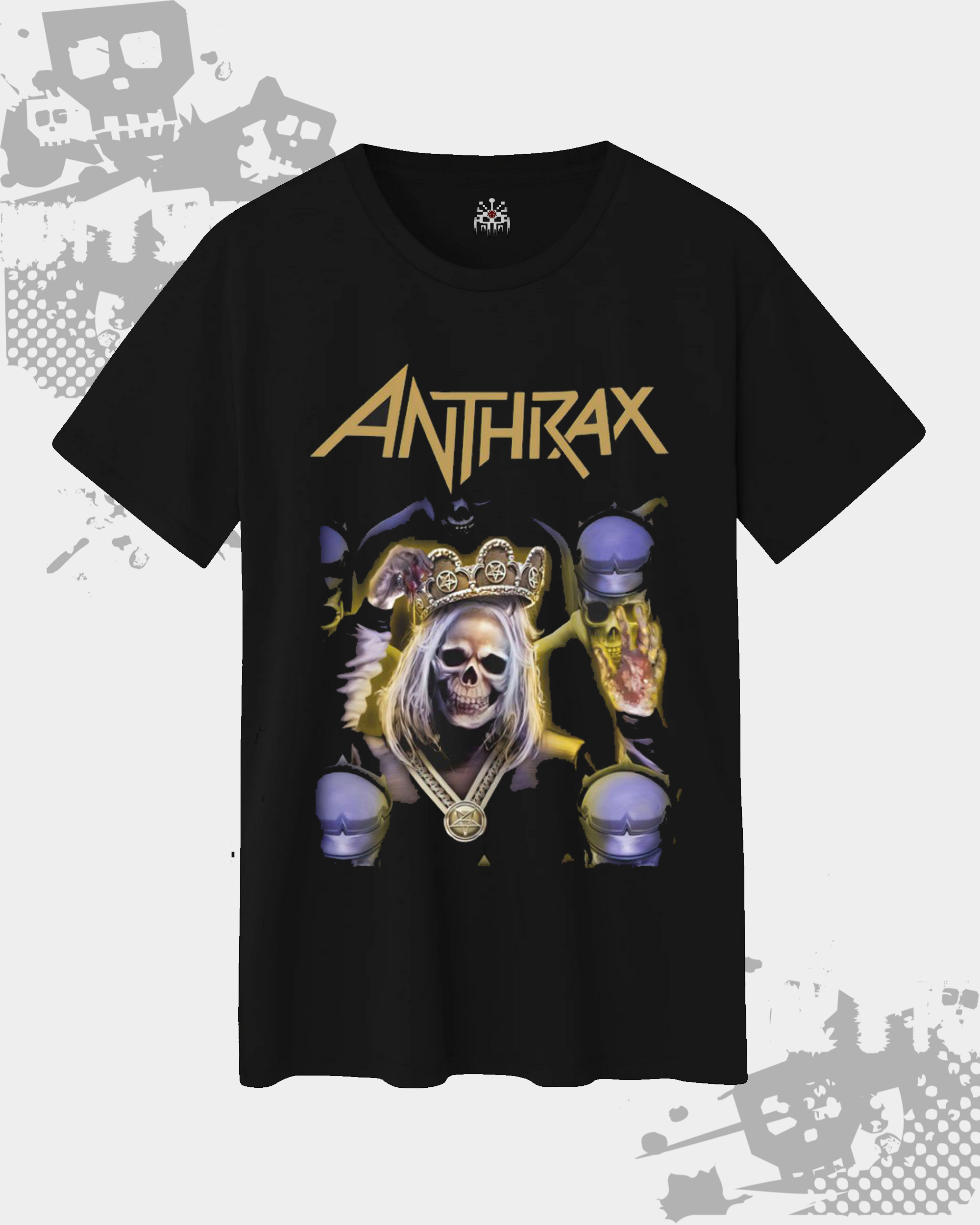 Anthrax Black Unisex T-Shirt