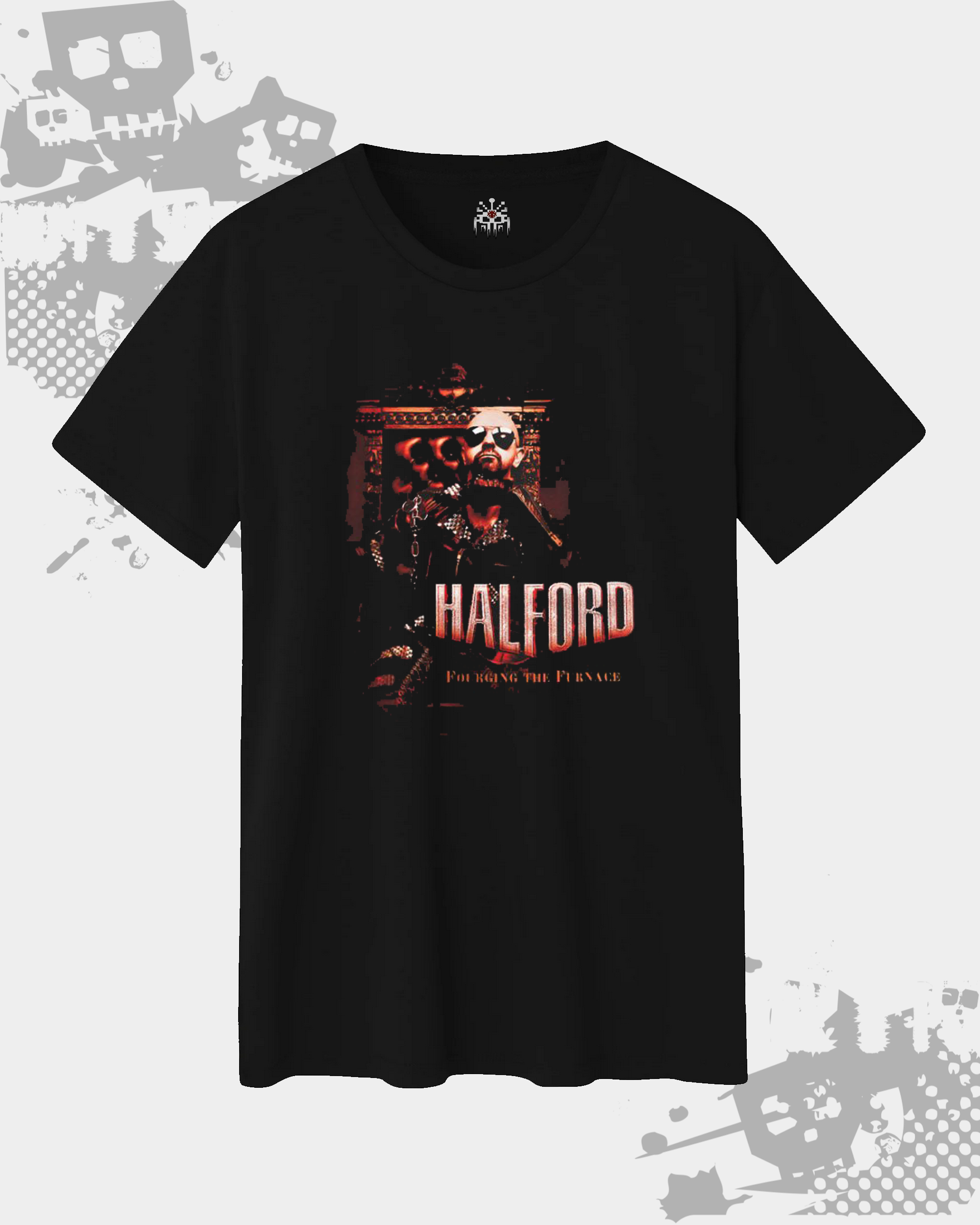 Halford Black Unisex T-Shirt