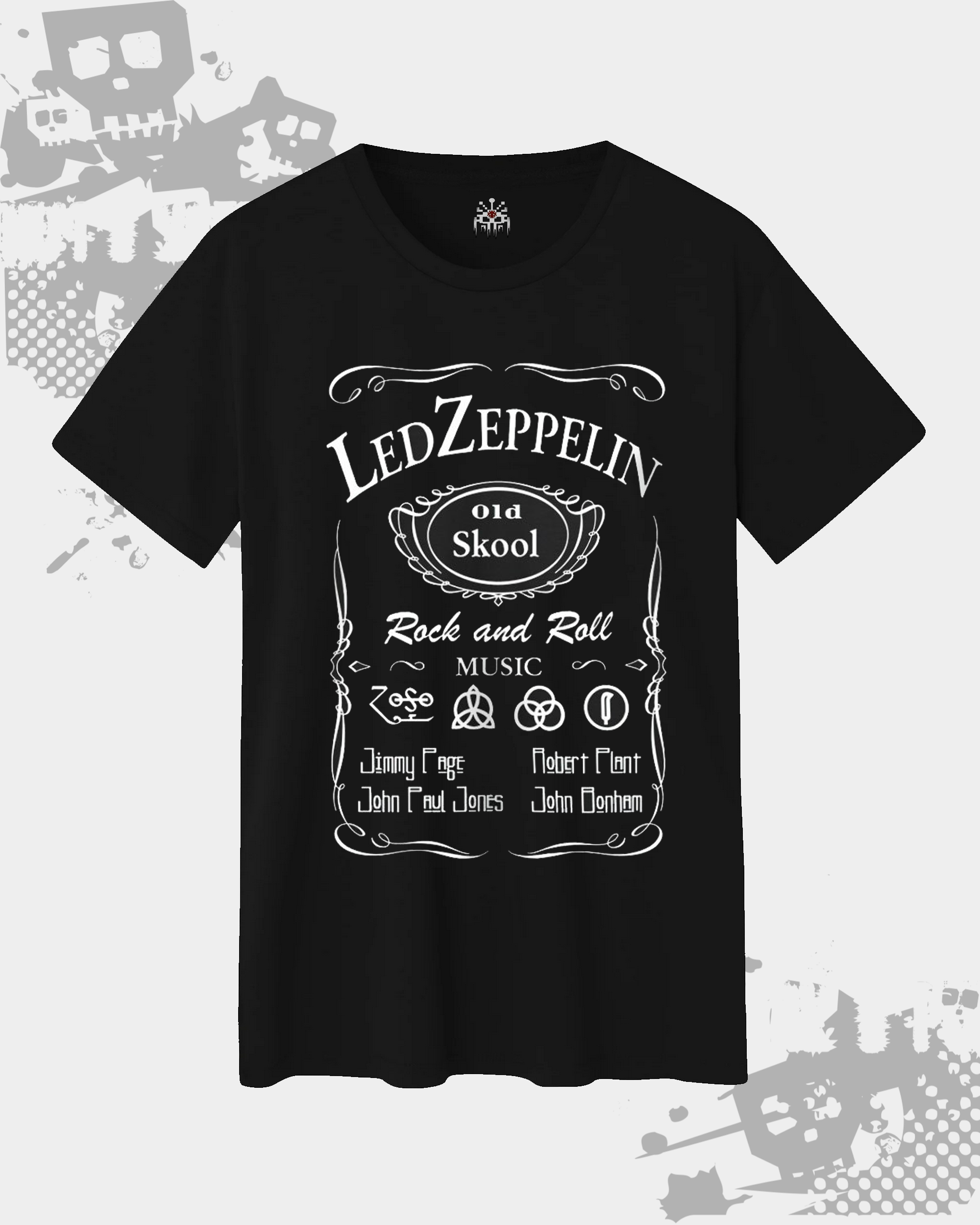 Led Zeppelin Black Unisex T-shirt