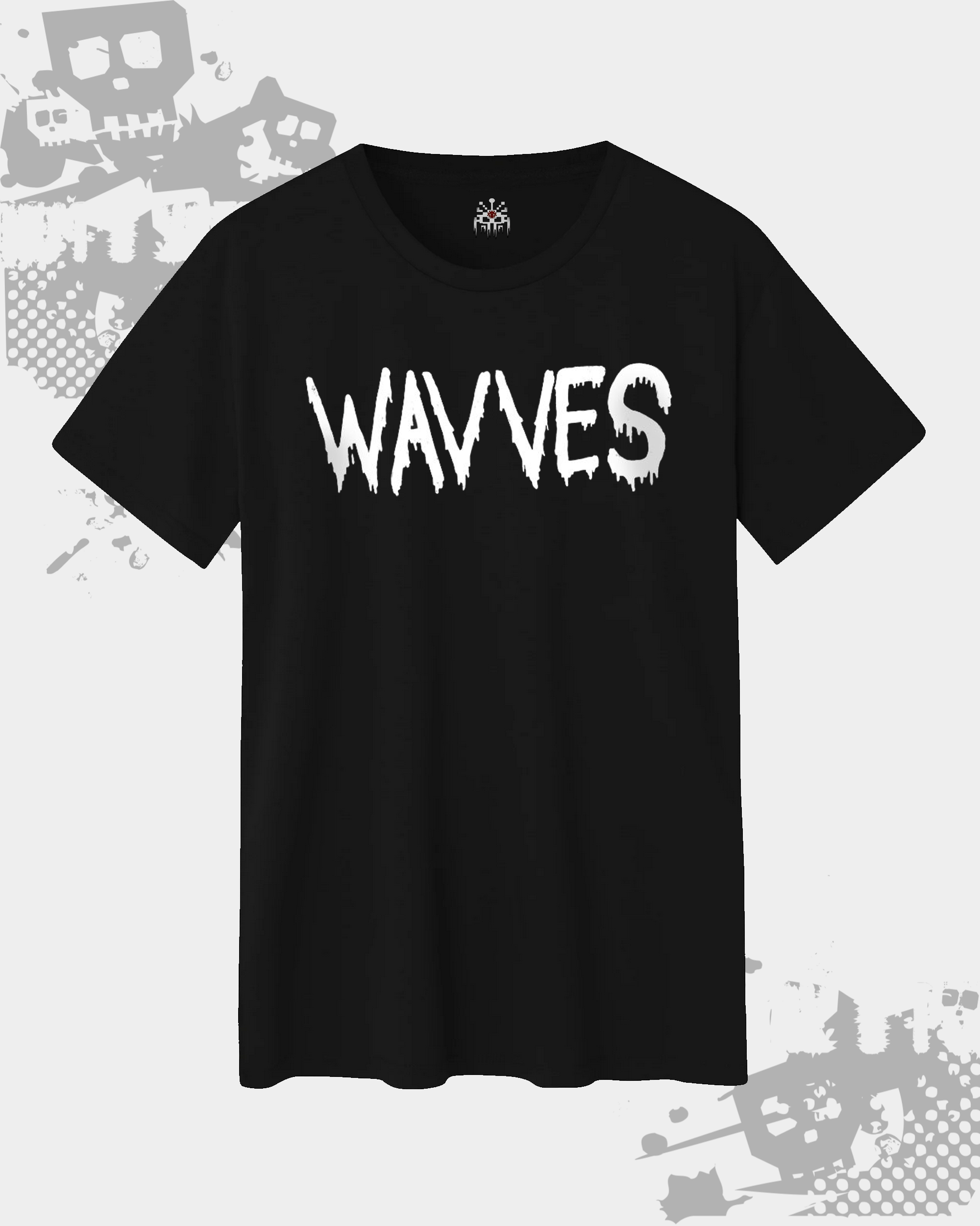 Wavves Unisex Black T-shirt