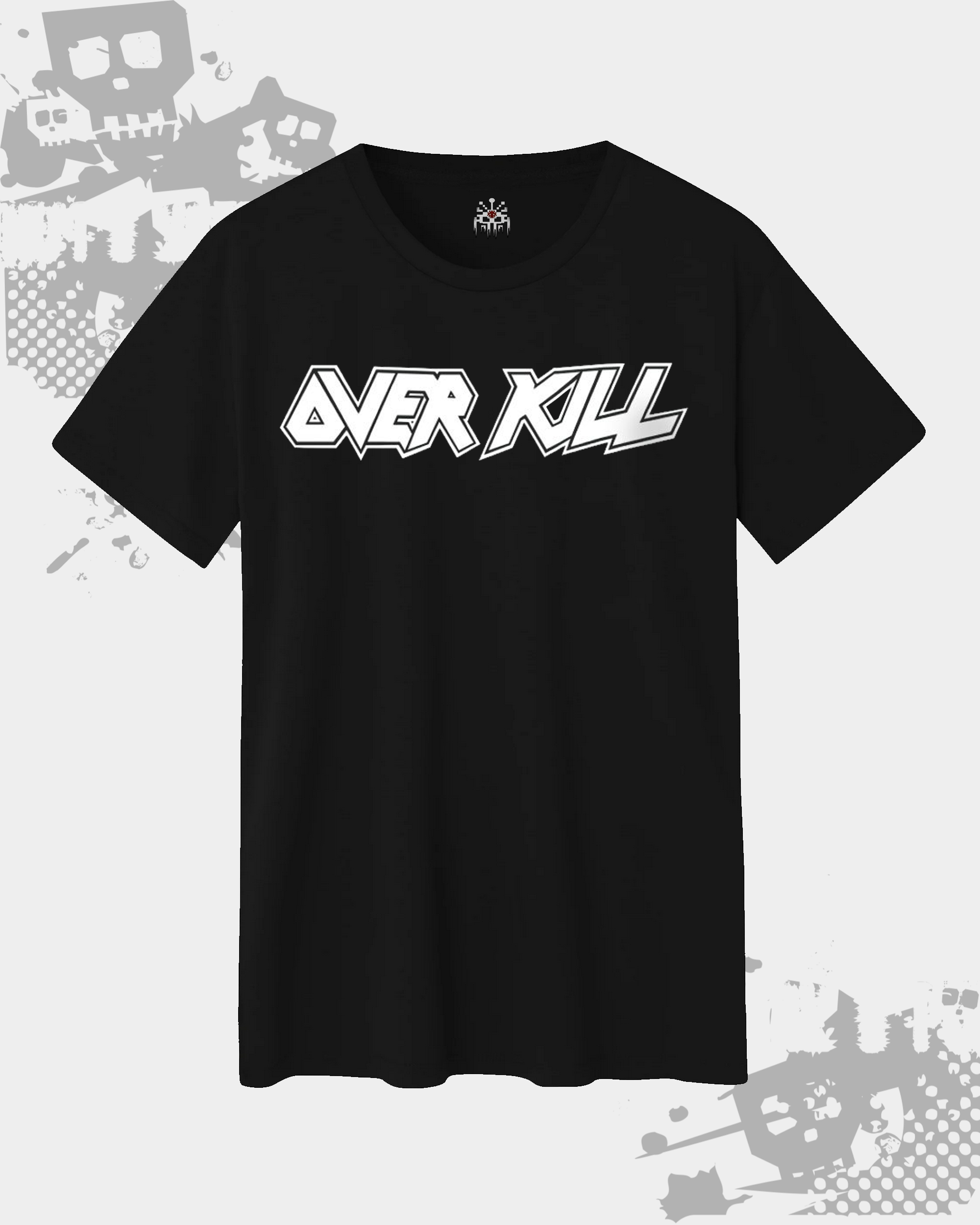 Overkill Black Unisex T-shirt