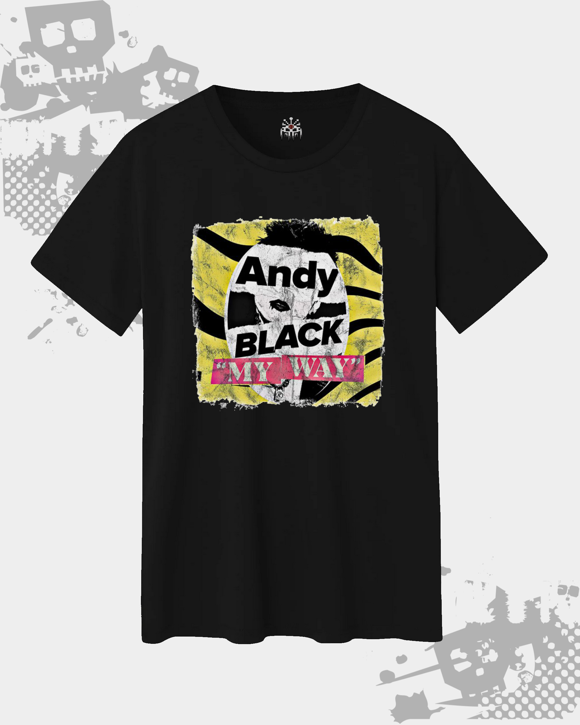Andy Black Black Unisex T-Shirt
