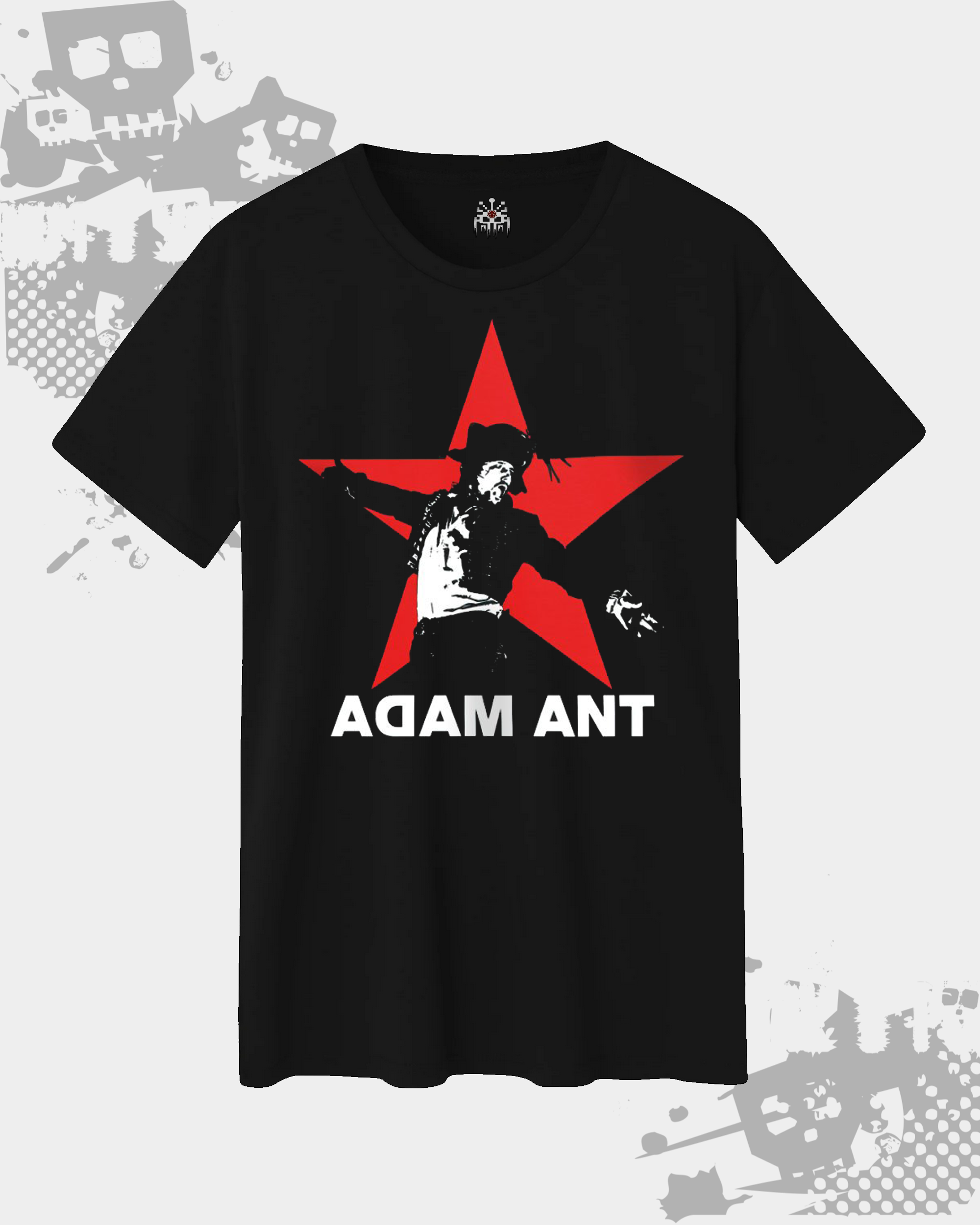 Adam Ant Black Unisex T-Shirt